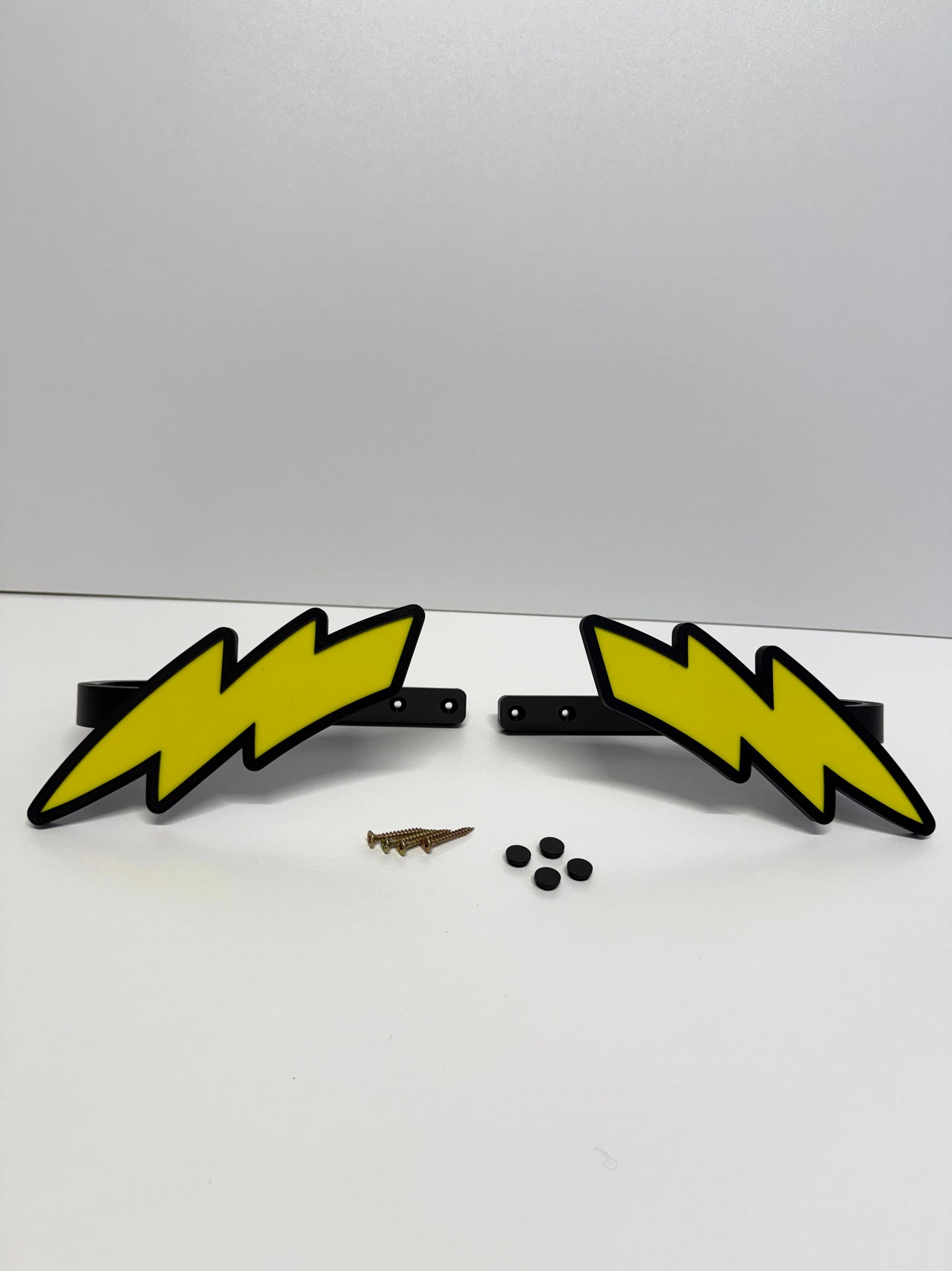 Lightning Bolt Curtain Holdbacks, Wall Mounted Tiebacks