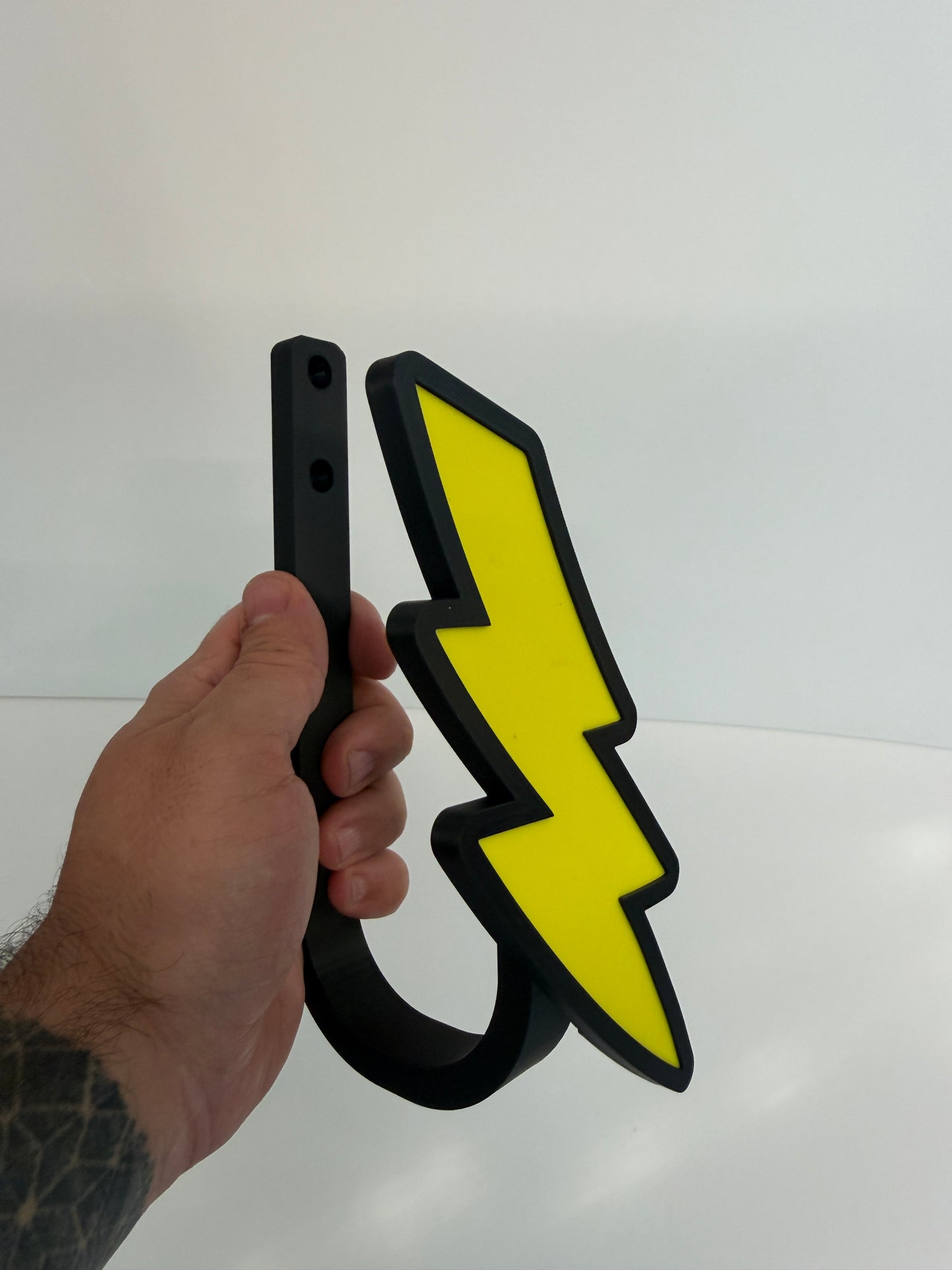 Lightning Bolt Curtain Holdbacks, Wall Mounted Tiebacks