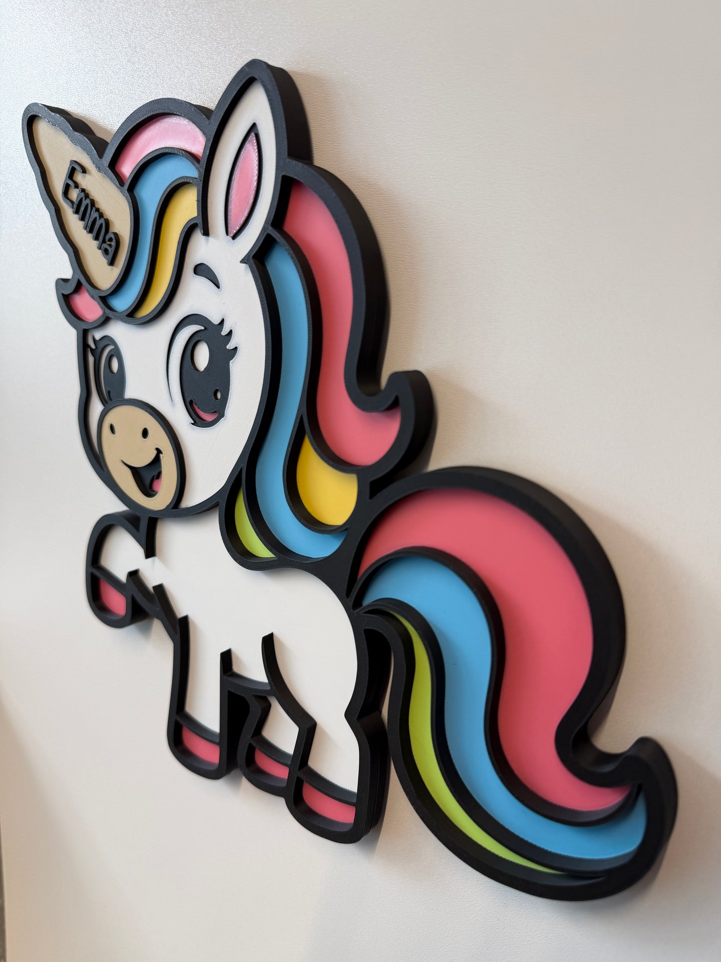 Personalised Unicorn Sign | Kids Bedroom Decor