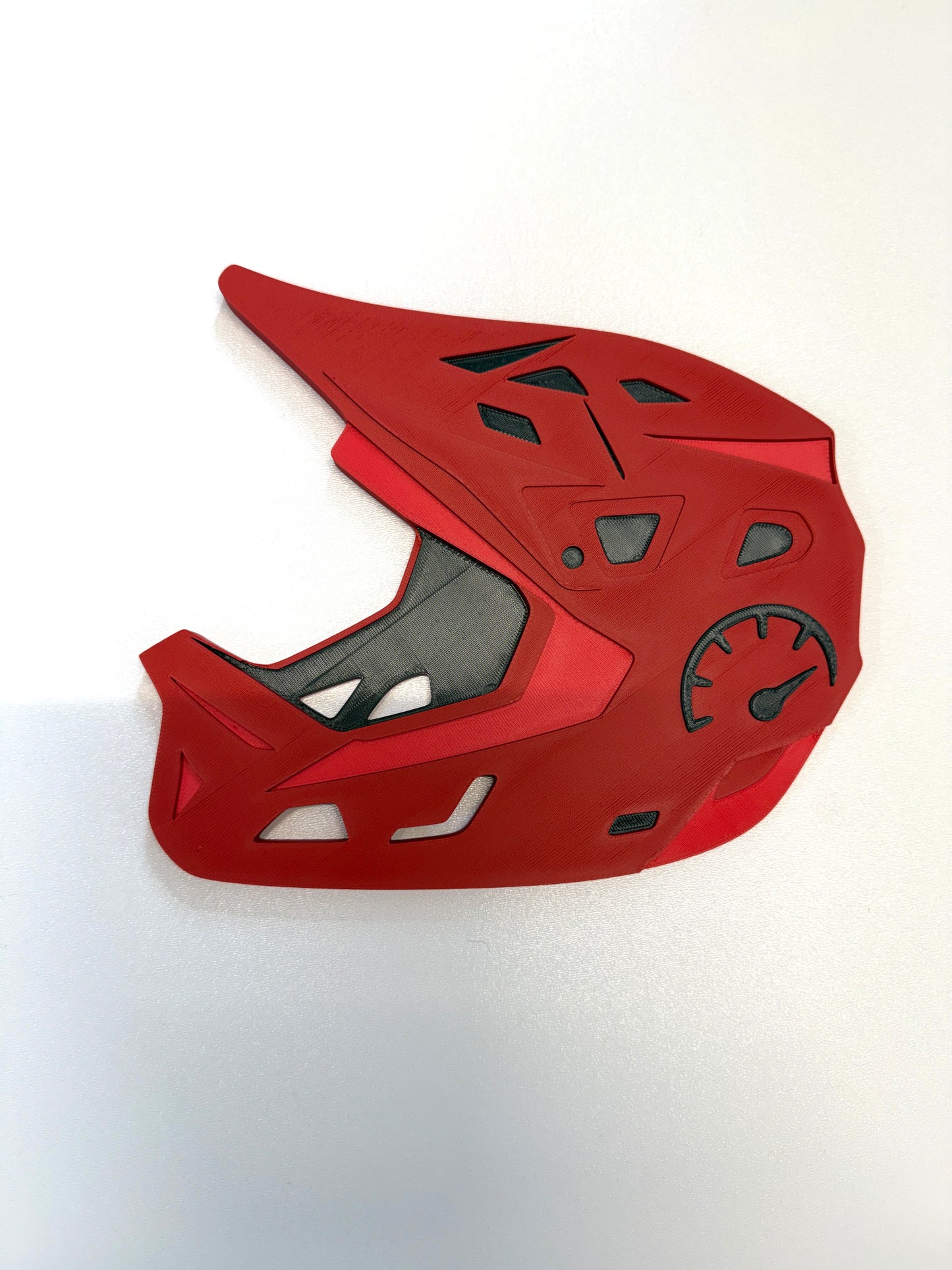 Motocross Crash Helmet 3D Wall Sign | Kids Bedroom Decor | Motorbike Decor