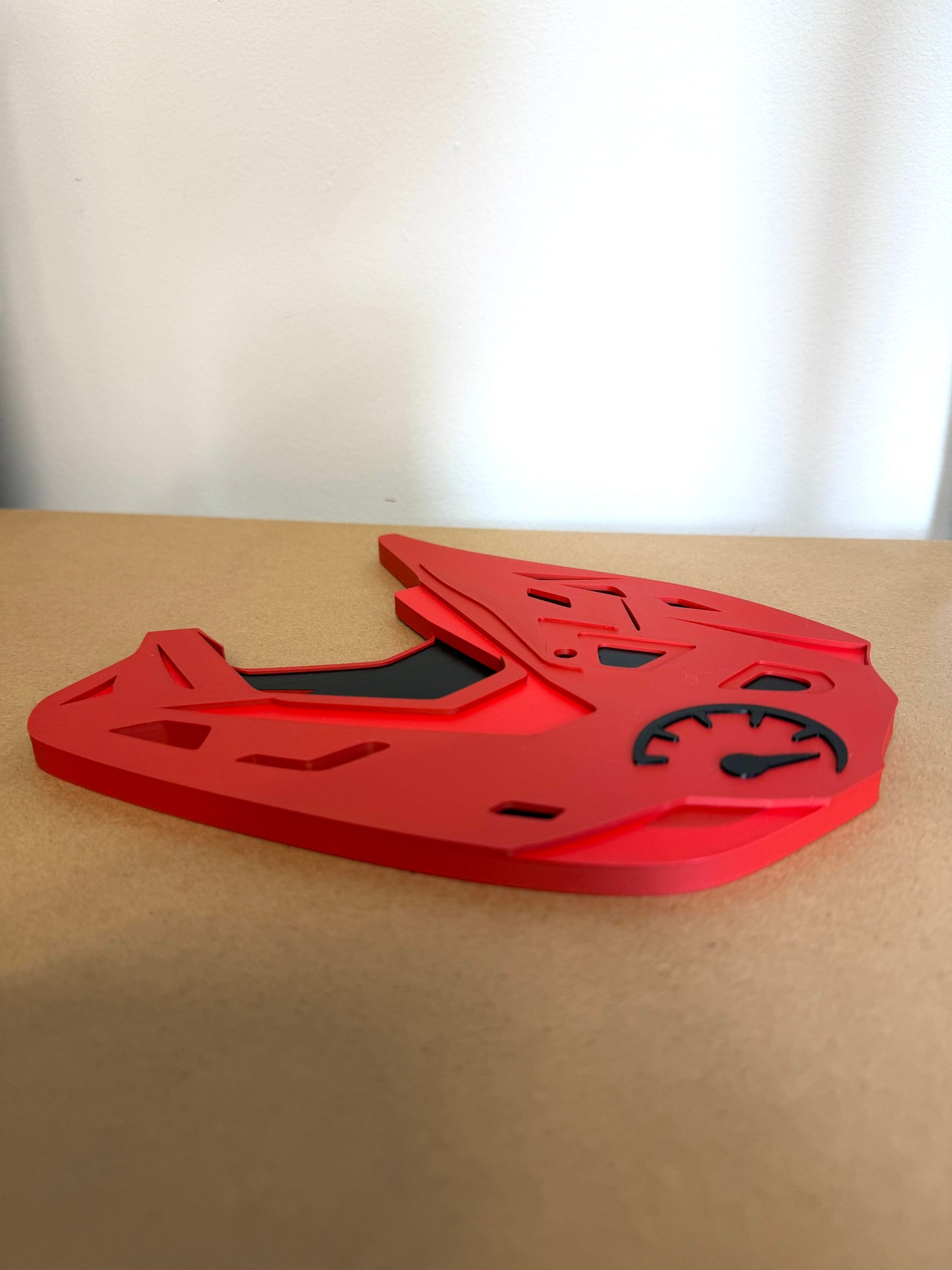 Motocross Crash Helmet 3D Wall Sign | Kids Bedroom Decor | Motorbike Decor