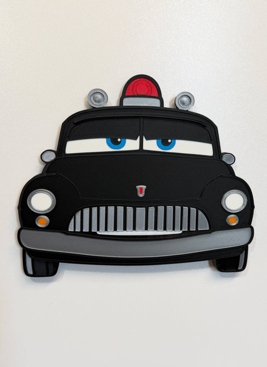 Sheriff 3D Front View Wall Sign | Kids Bedroom Decor
