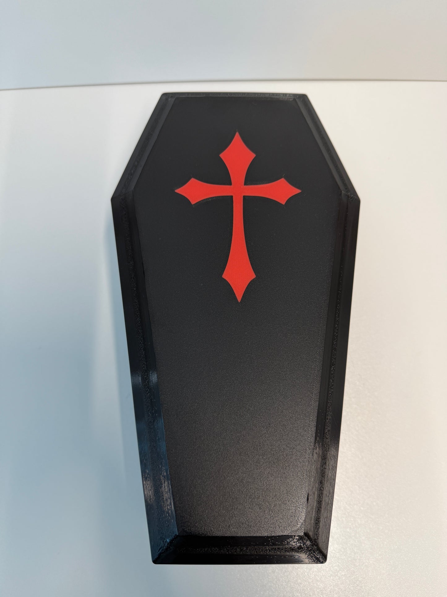 Large Reptile Coffin Hide 33cm / 13 inch Long | 3D Printed Gothic Enclosure Decor for Snakes, Geckos, Lizards | Shelter/Cave/Home