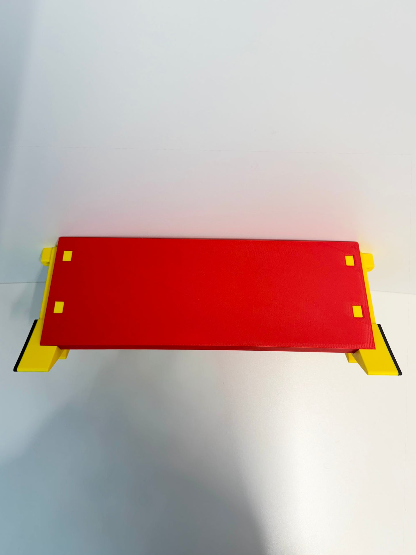 Flame / Lightning Bolt Red and Yellow Shelf - Wall Mounted - 43cm/17 inch Long
