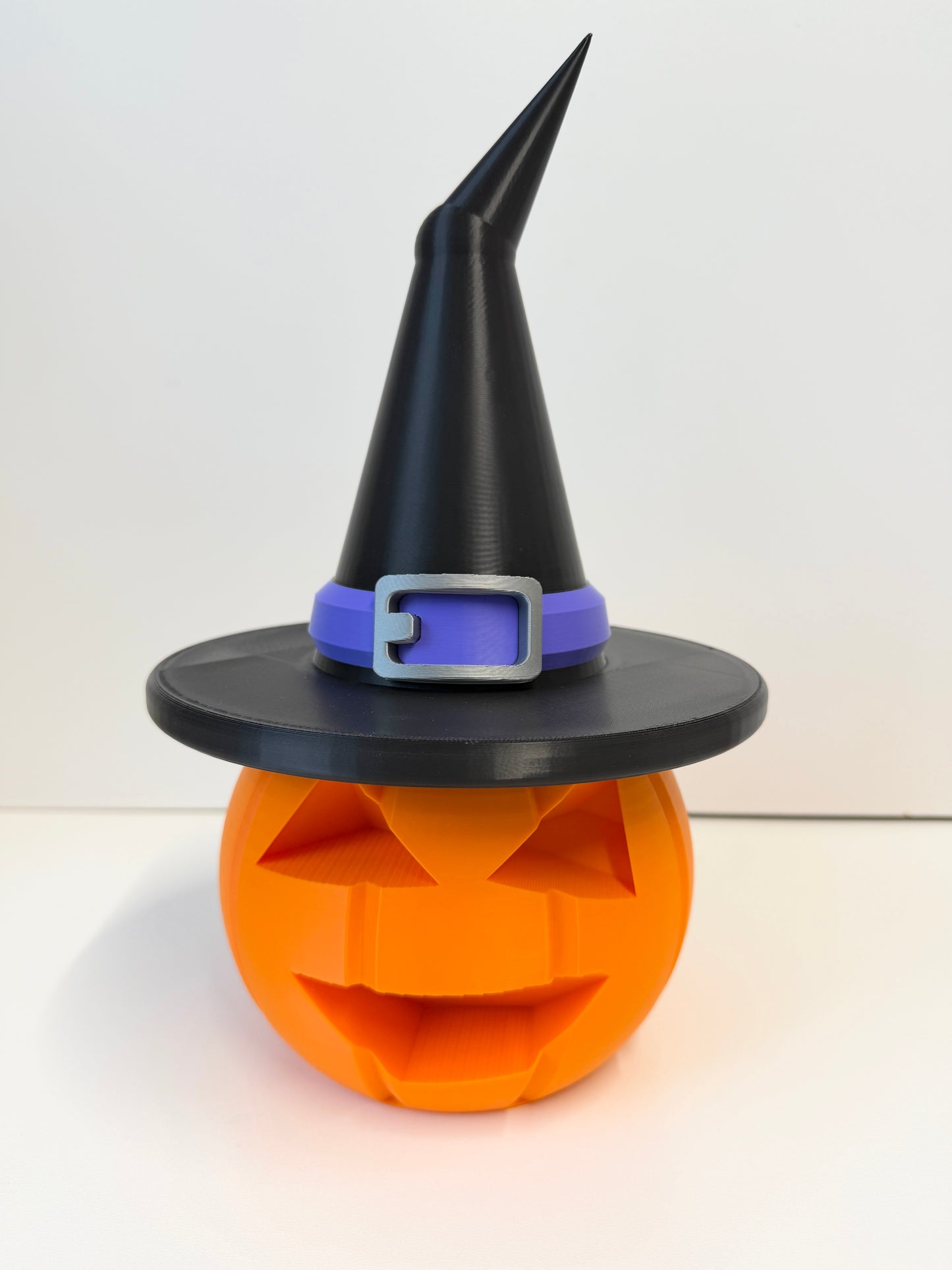 Halloween Pumpkin With Witches Hat Decoration | Seasonal Decor | Pumpkin Family