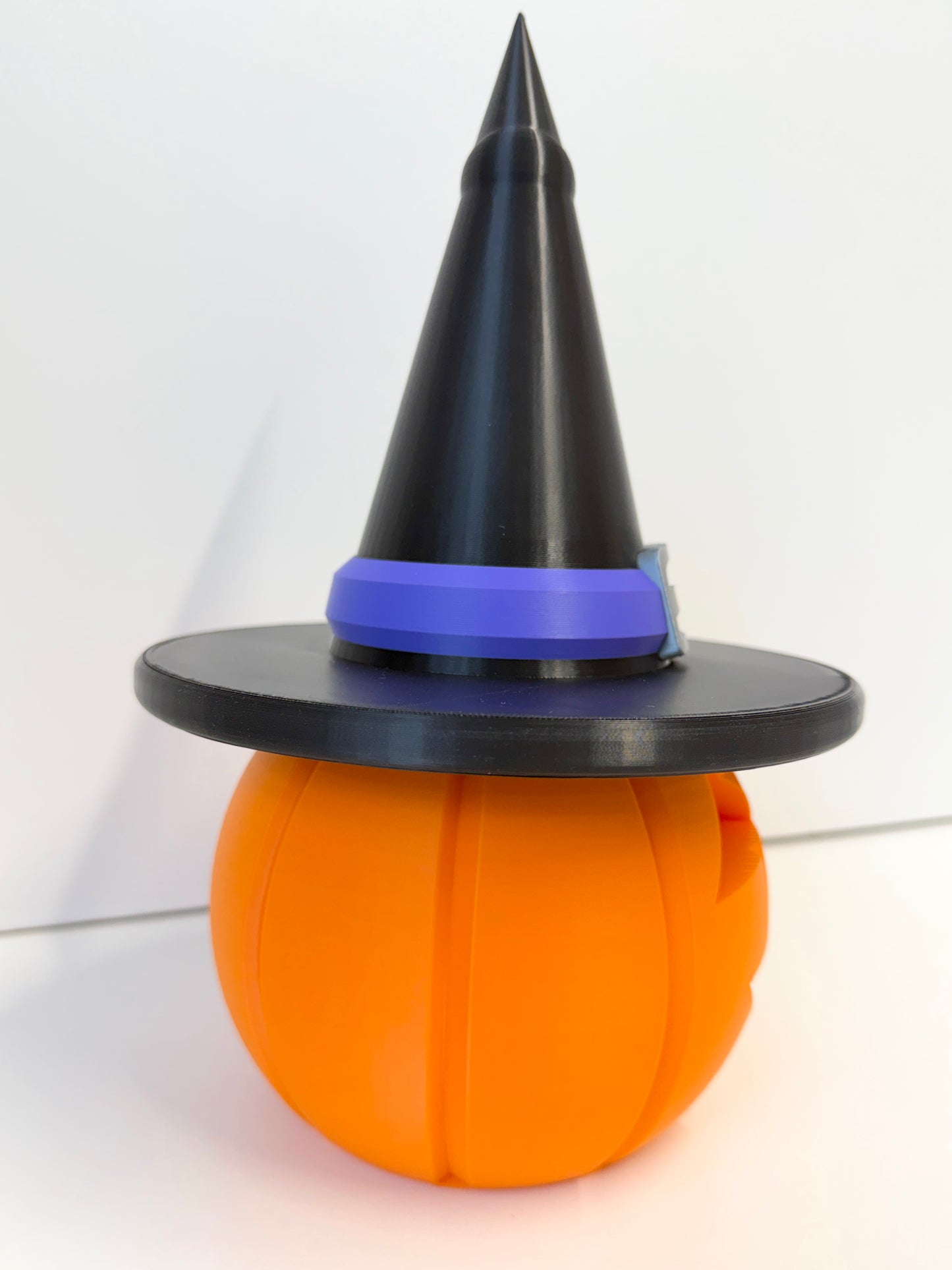Halloween Pumpkin With Witches Hat Decoration | Seasonal Decor | Pumpkin Family
