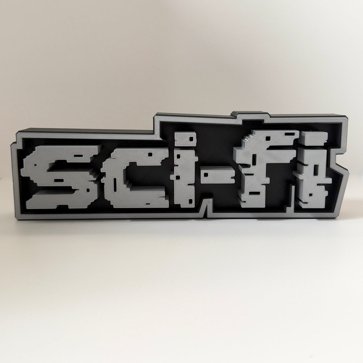 Sci-FI Shelf Sign 27cm/10.5inch | Movie Collection Display | Film Room Decor