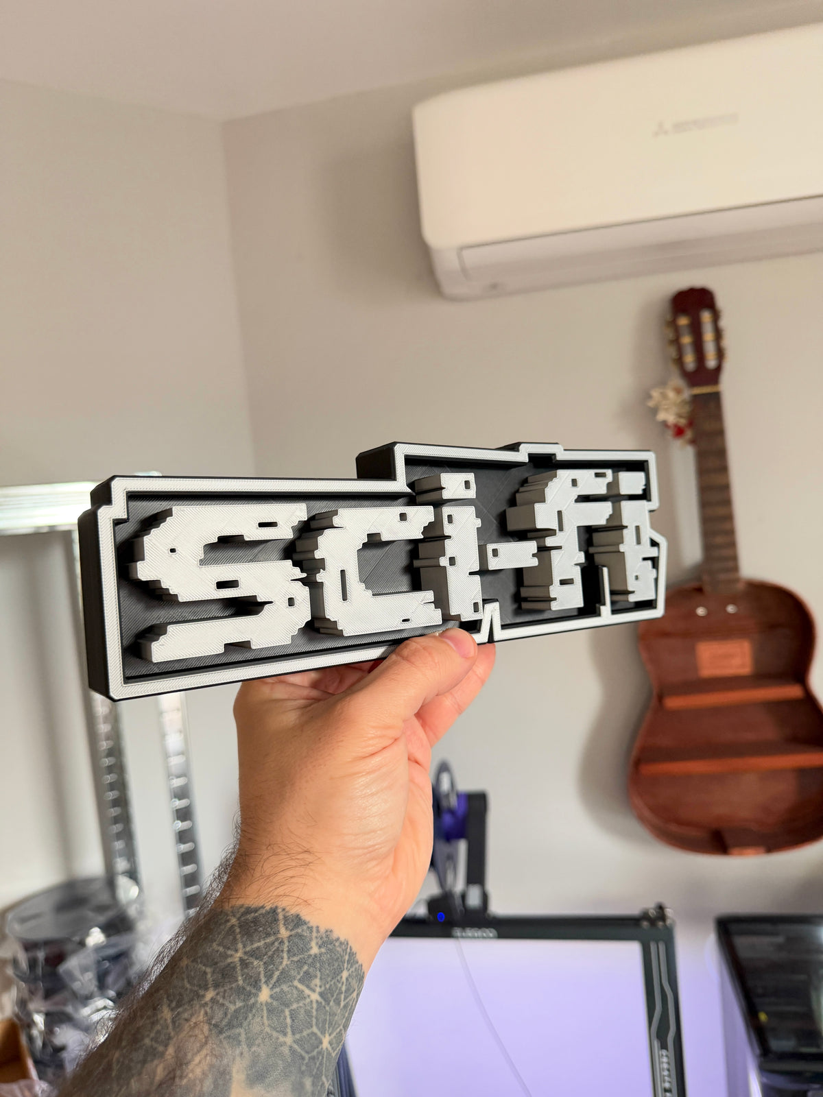 Sci-FI Shelf Sign 27cm/10.5inch | Movie Collection Display | Film Room Decor