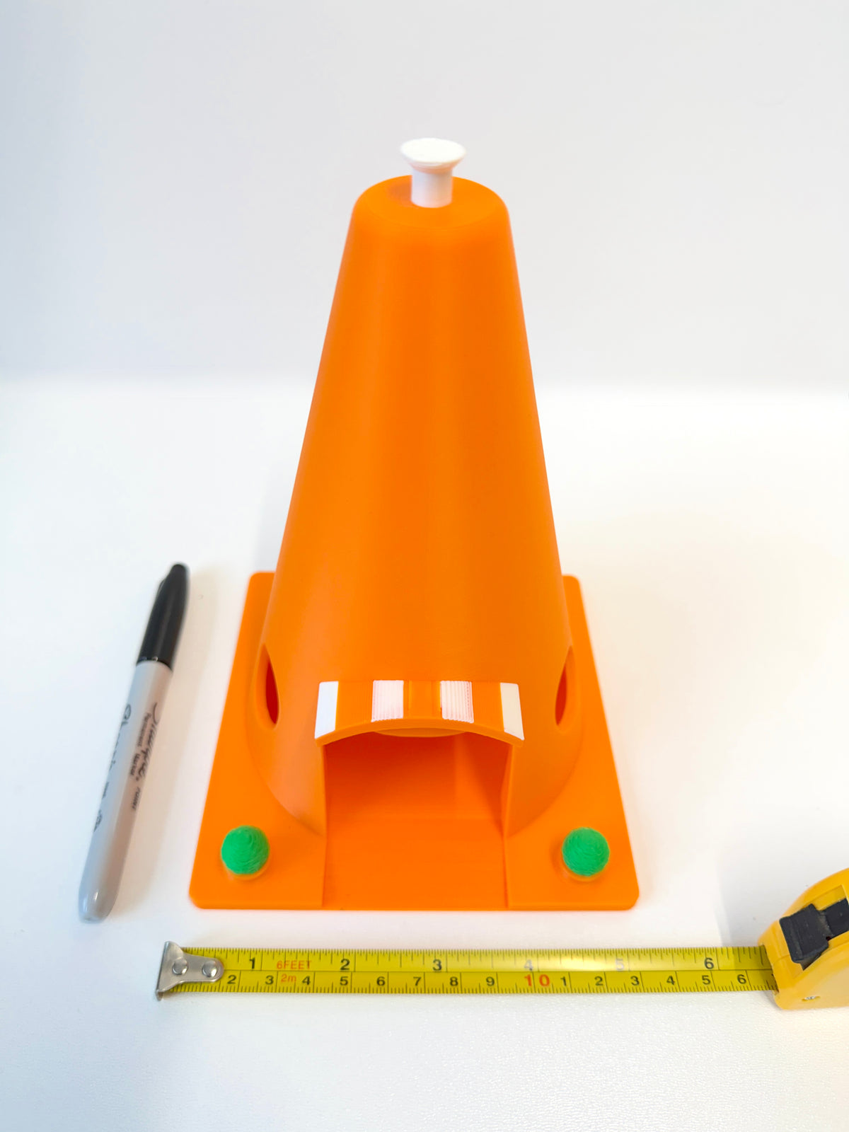 Cone Motel Garage 19.5cm/7.7 inch Tall – Toy Car Display Decoration – Storage Cone