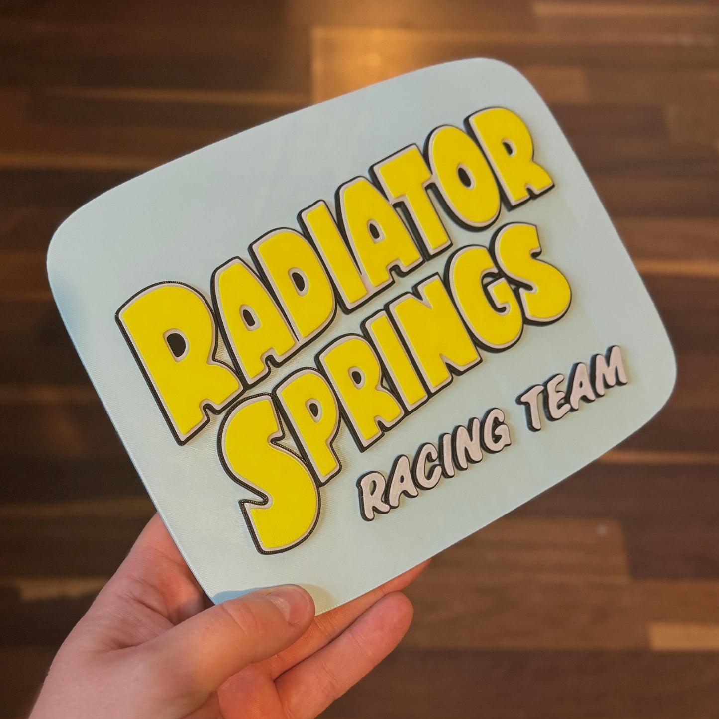 Racing Team Sign | Kids Bedroom Decor
