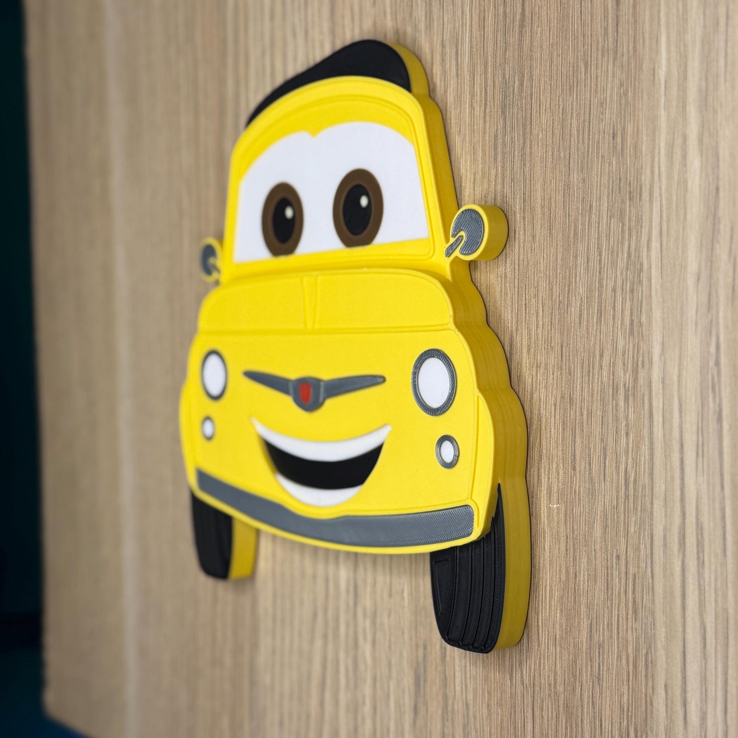 3D Style Car Characters Discount MULTIBUY Listing | Front View Large Wall Signs | Kids Bedroom Decor