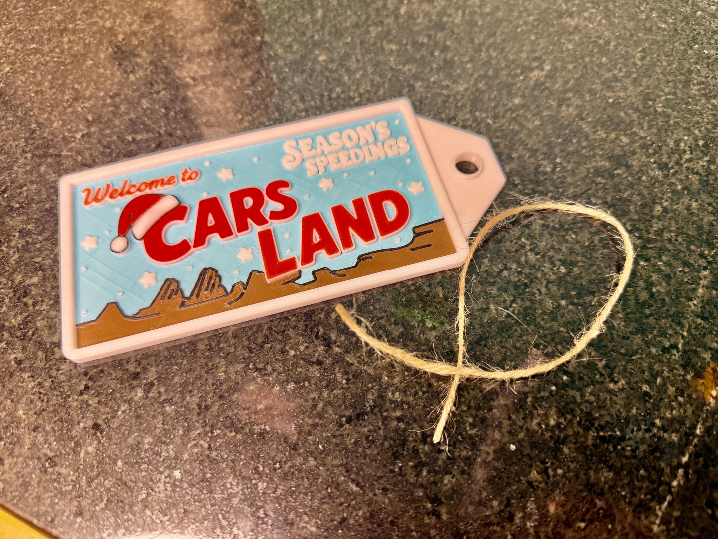Car Theme Christmas Gift Tags
