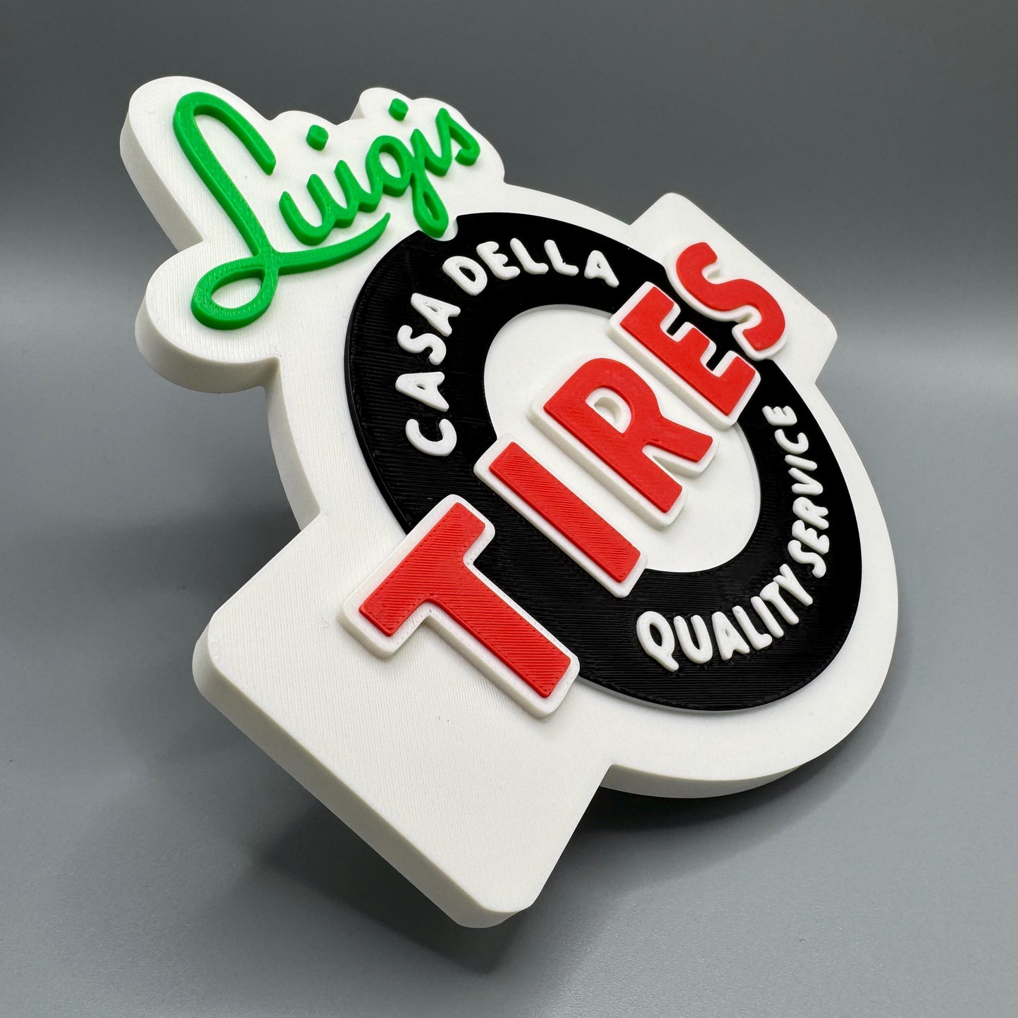 Luigis Tyre Sign | Kids Bedroom Decor
