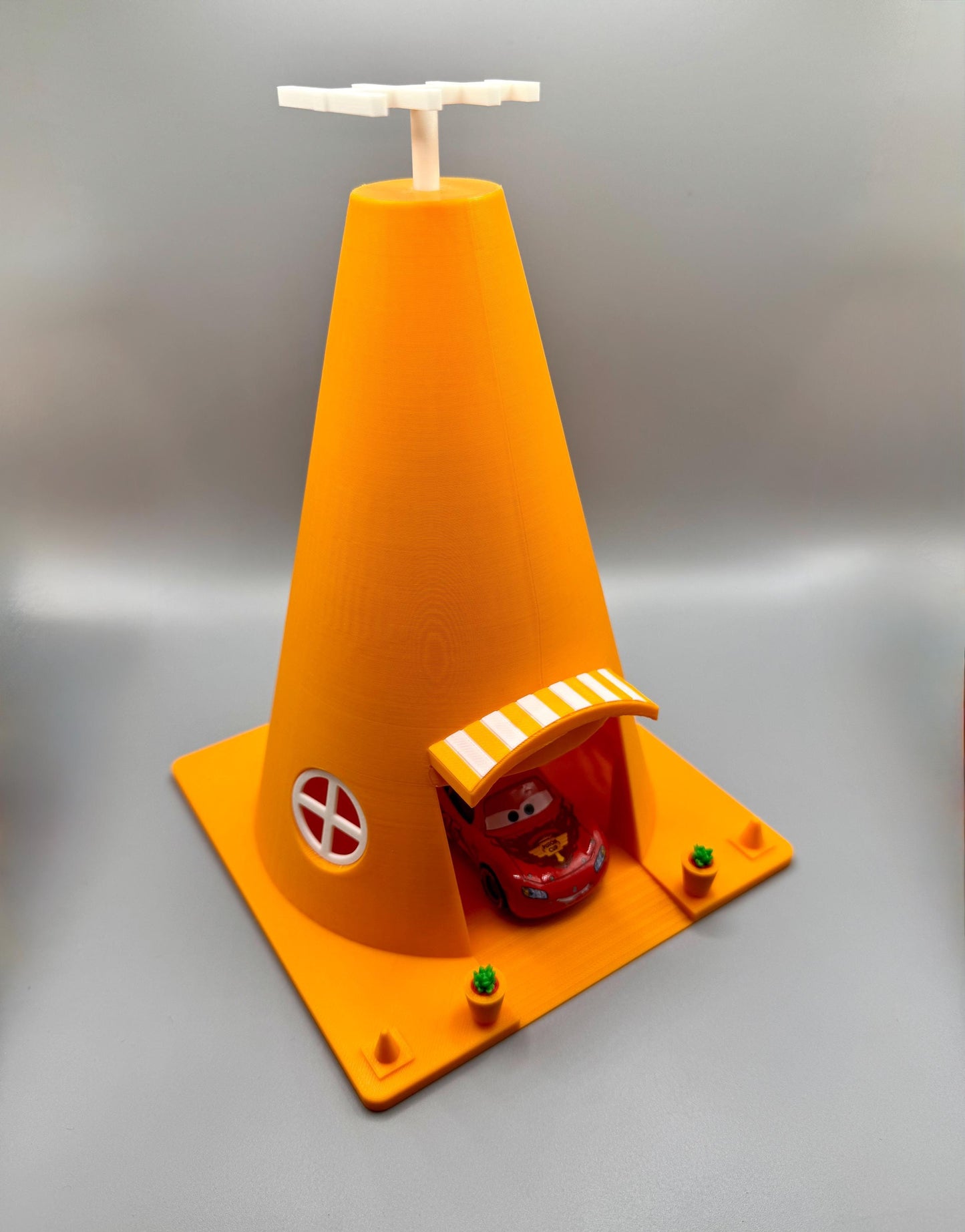 Cozy Cone Motel Toy Car Garage | Disney Cars Inspired Display & Storage | Kids Bedroom Decor
