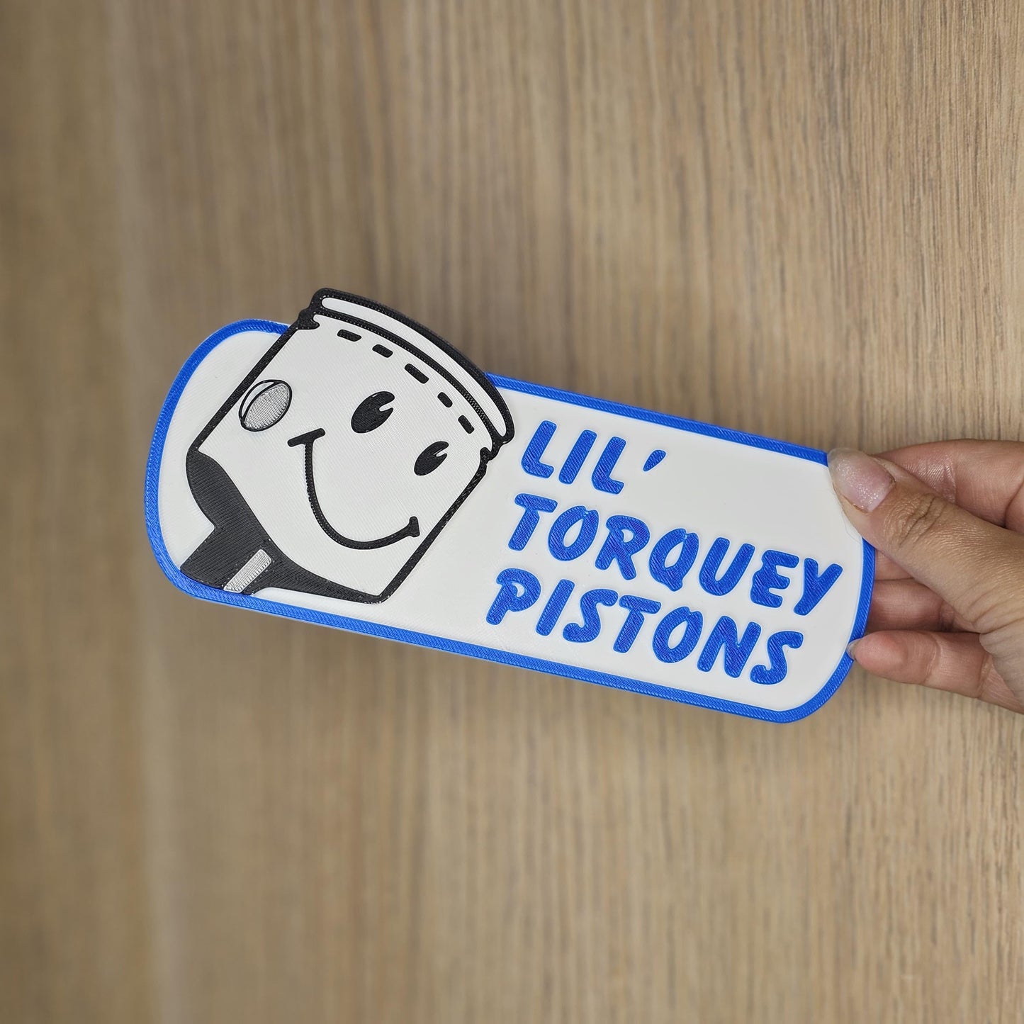 Torquey Pistons Sign | Kids Bedroom Decor
