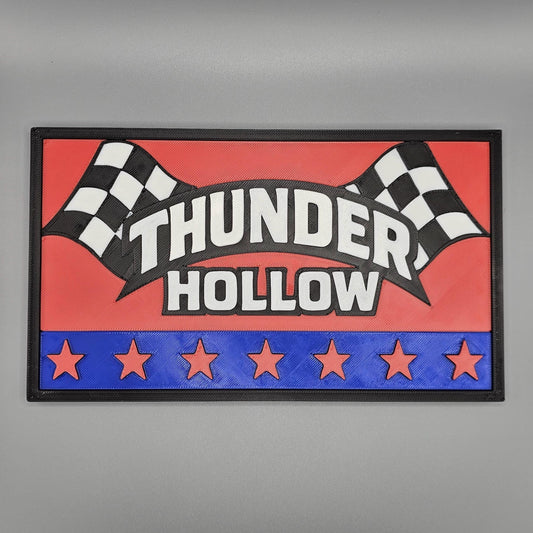 Thunder Hollow Sign | Kids Bedroom Wall Decor | 3D Printed