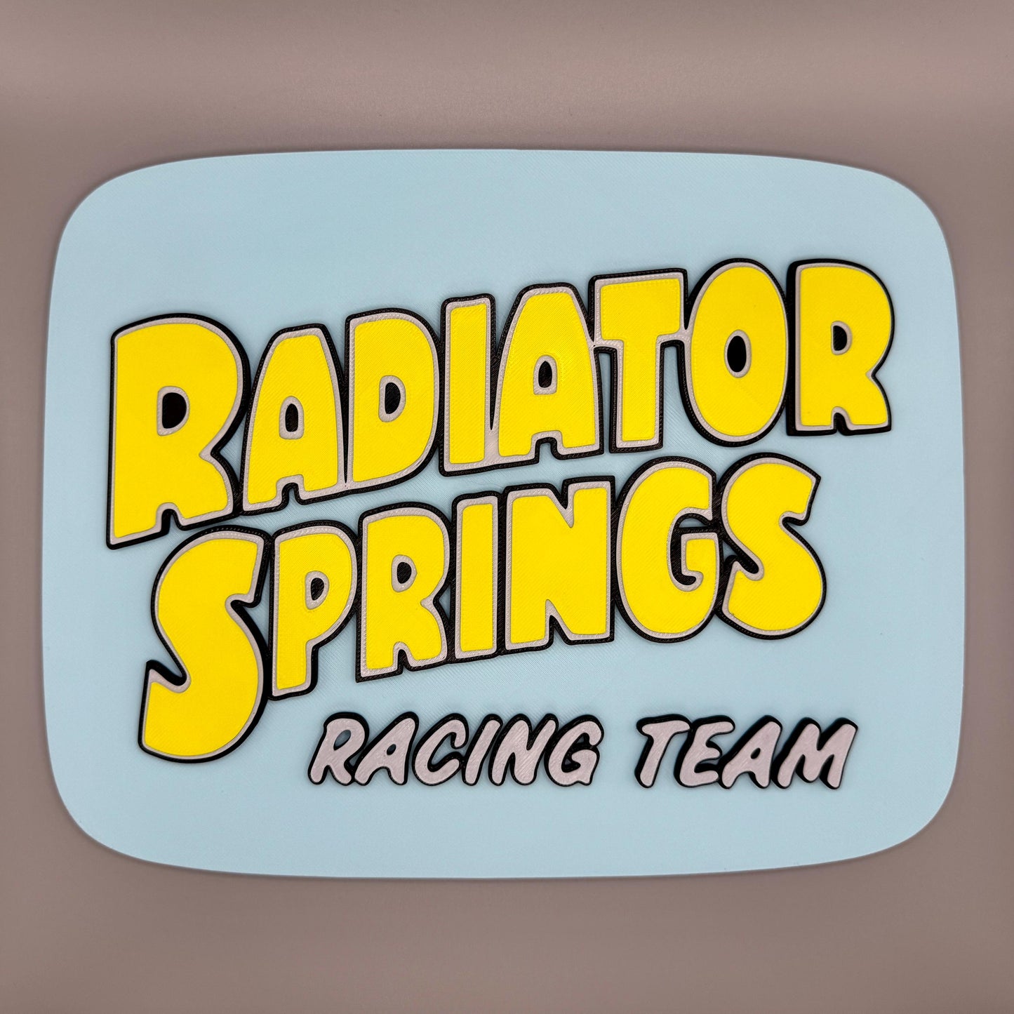 Racing Team Sign | Kids Bedroom Decor
