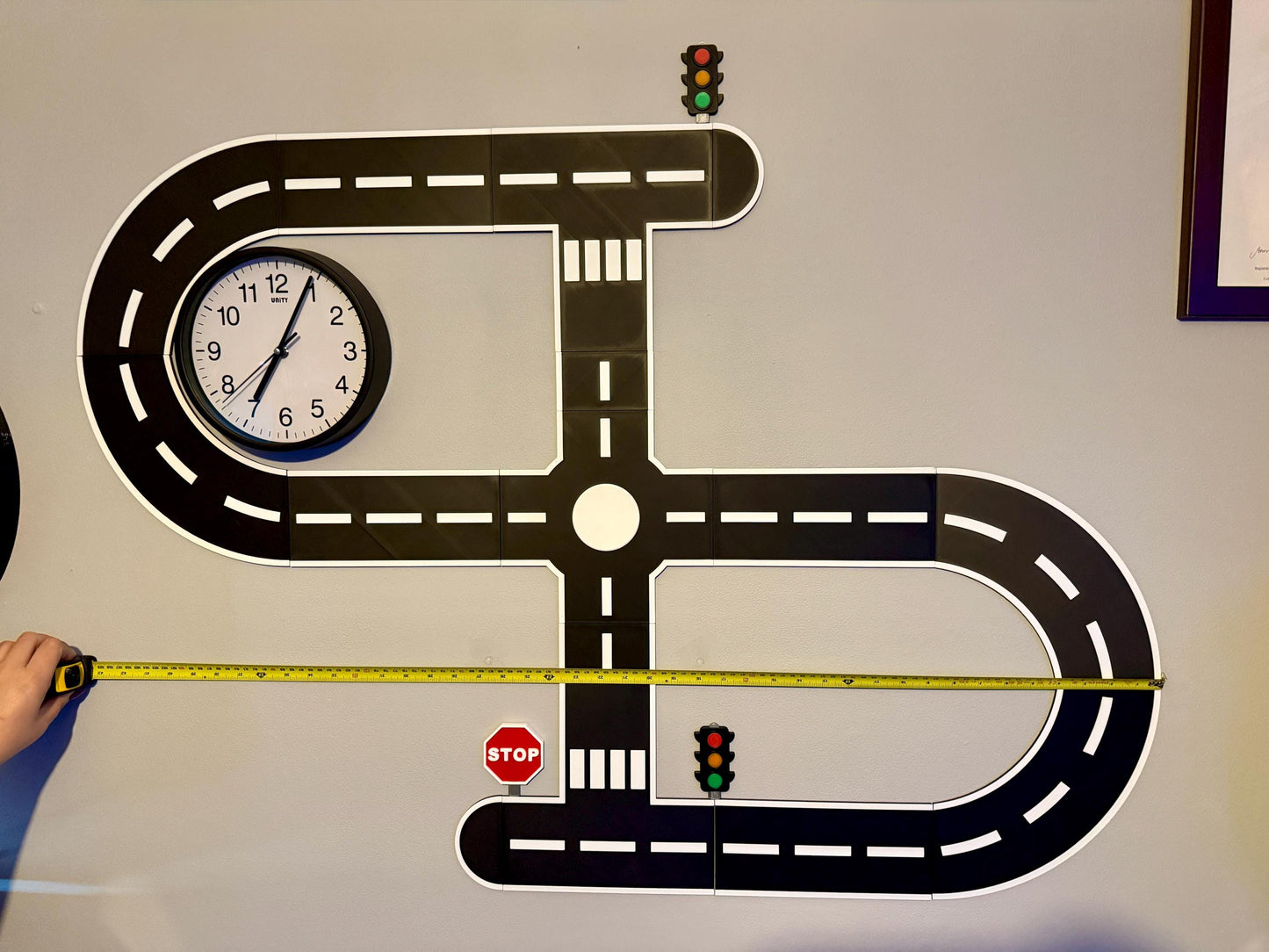 Build Your Own Road Wall Art | Modular 3D Printed | Kids Bedroom Decor
