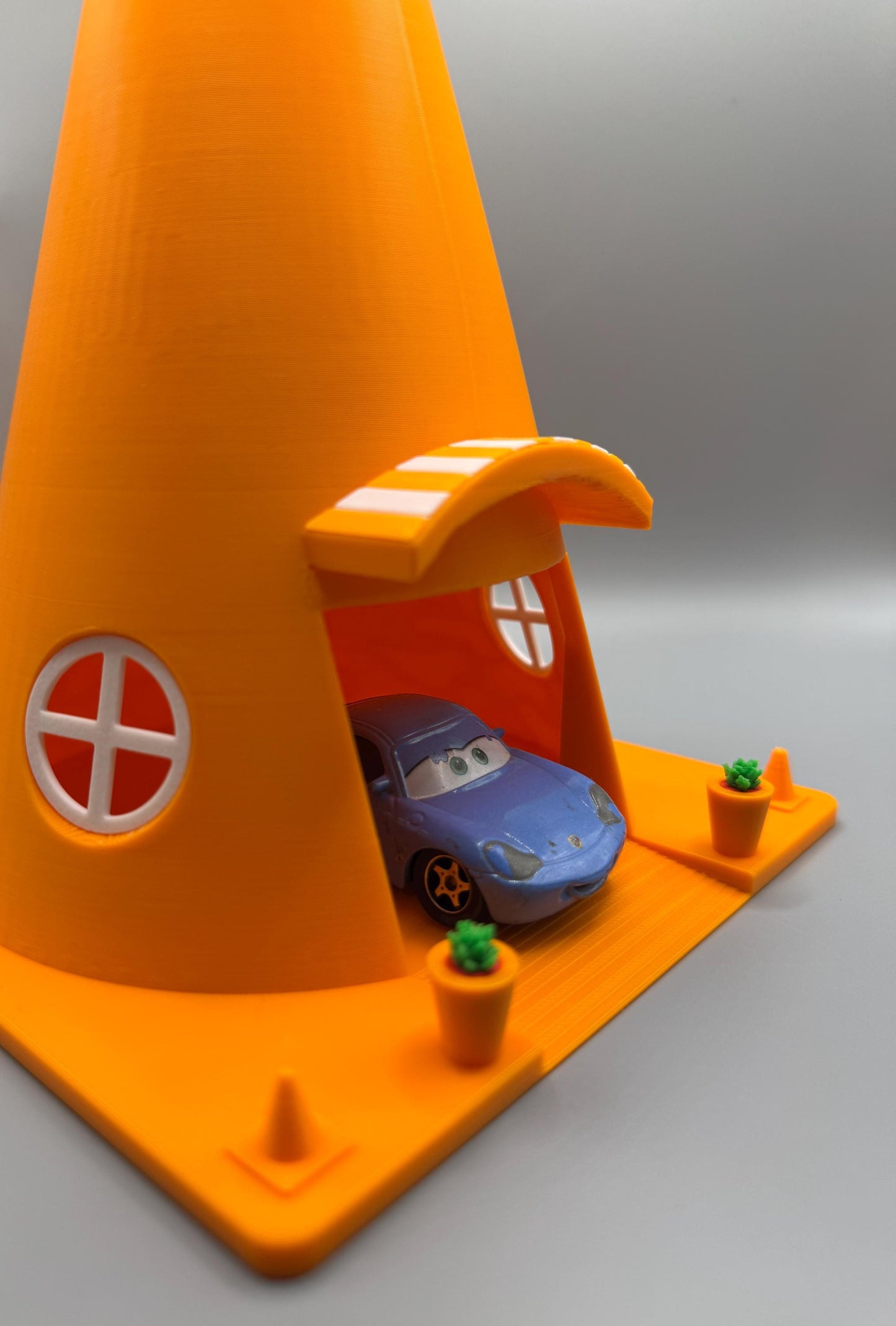 Cozy Cone Motel Toy Car Garage | Disney Cars Inspired Display & Storage | Kids Bedroom Decor