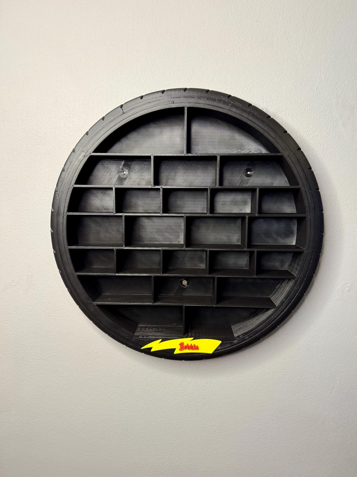 Car Tyre Advent Calendar and Display Shelf