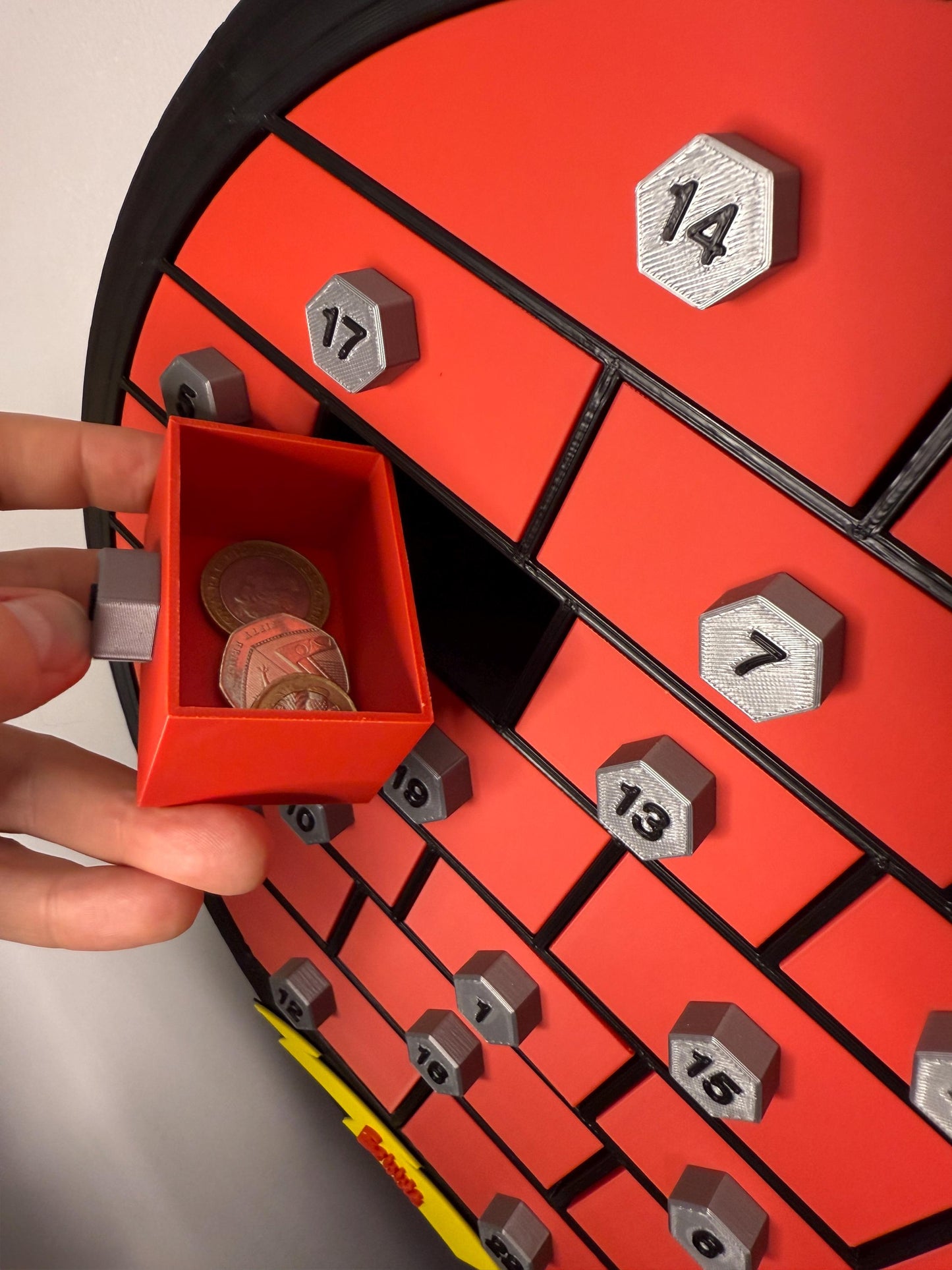 Car Tyre Advent Calendar and Display Shelf