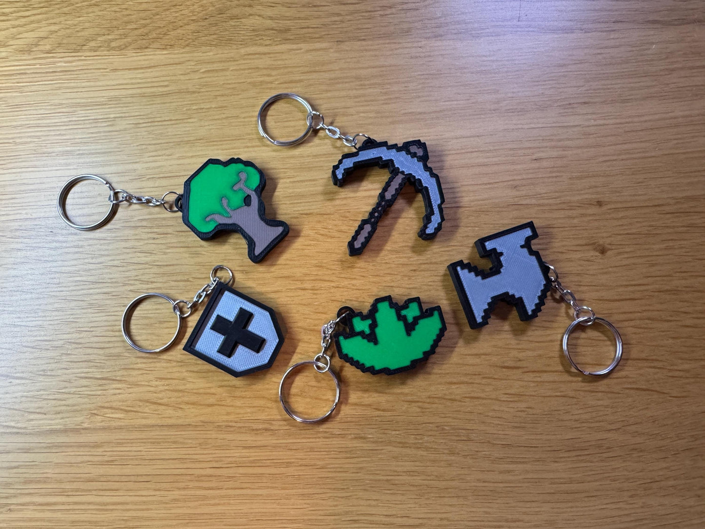 Old School Runescape Skill Icon Keyring Keychain | Zip Pull | Stocking Filler | Bag Charm