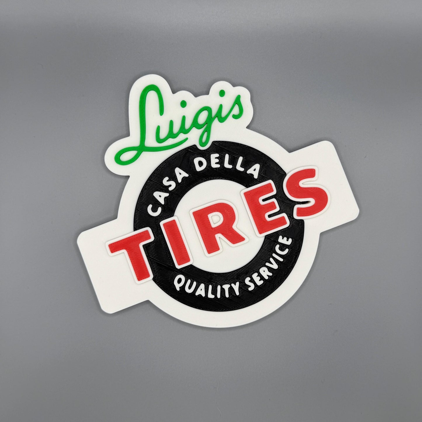 Luigis Tyre Sign | Kids Bedroom Decor