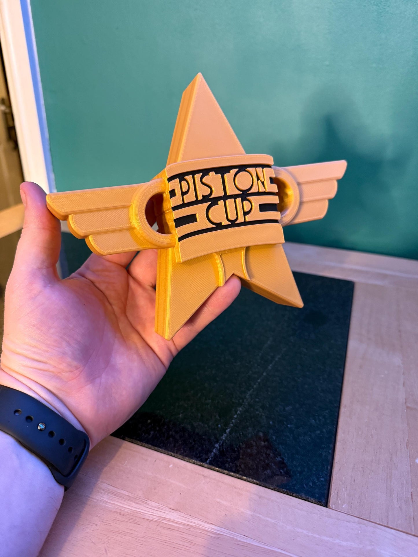 Piston Trophy Christmas Tree Topper Star Trophy