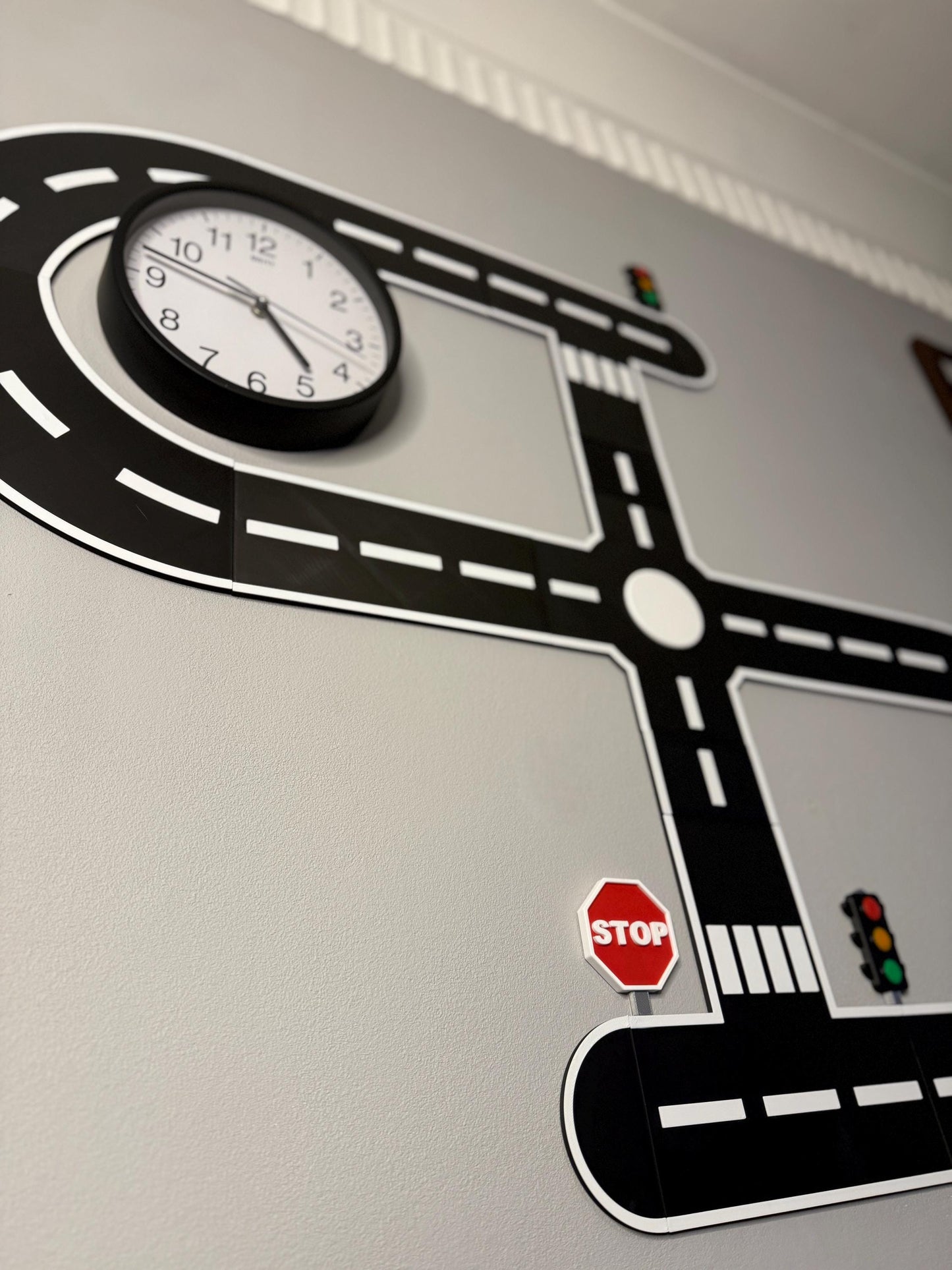 Build Your Own Road Wall Art | Modular 3D Printed | Kids Bedroom Decor