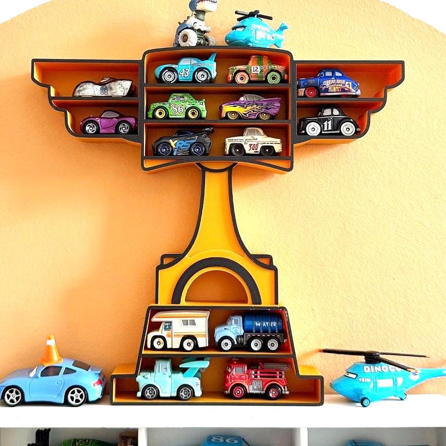 Mini Piston Trophy Shelf | Mini Shelf For Miniature Toy Cars