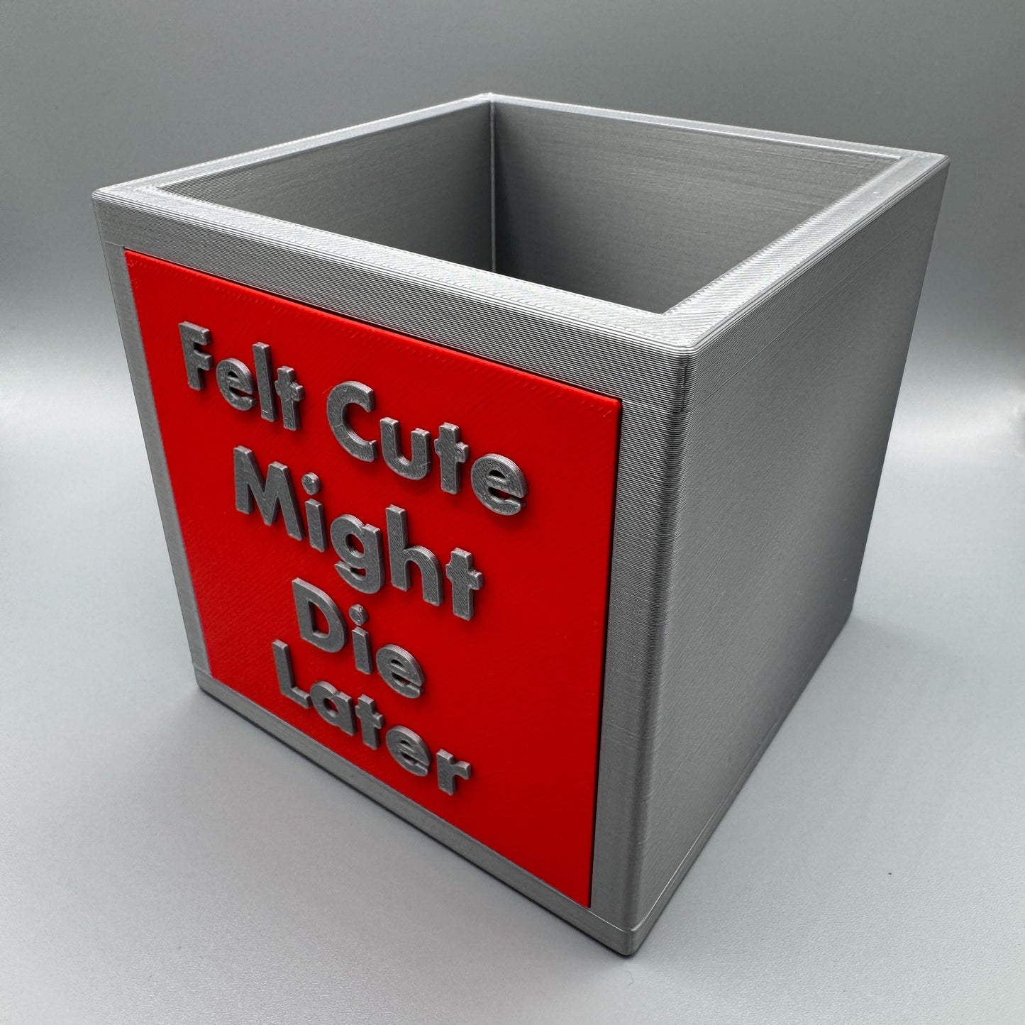 Funny Square Plant Pots, Bold & Colourful | 10x10cm Cube