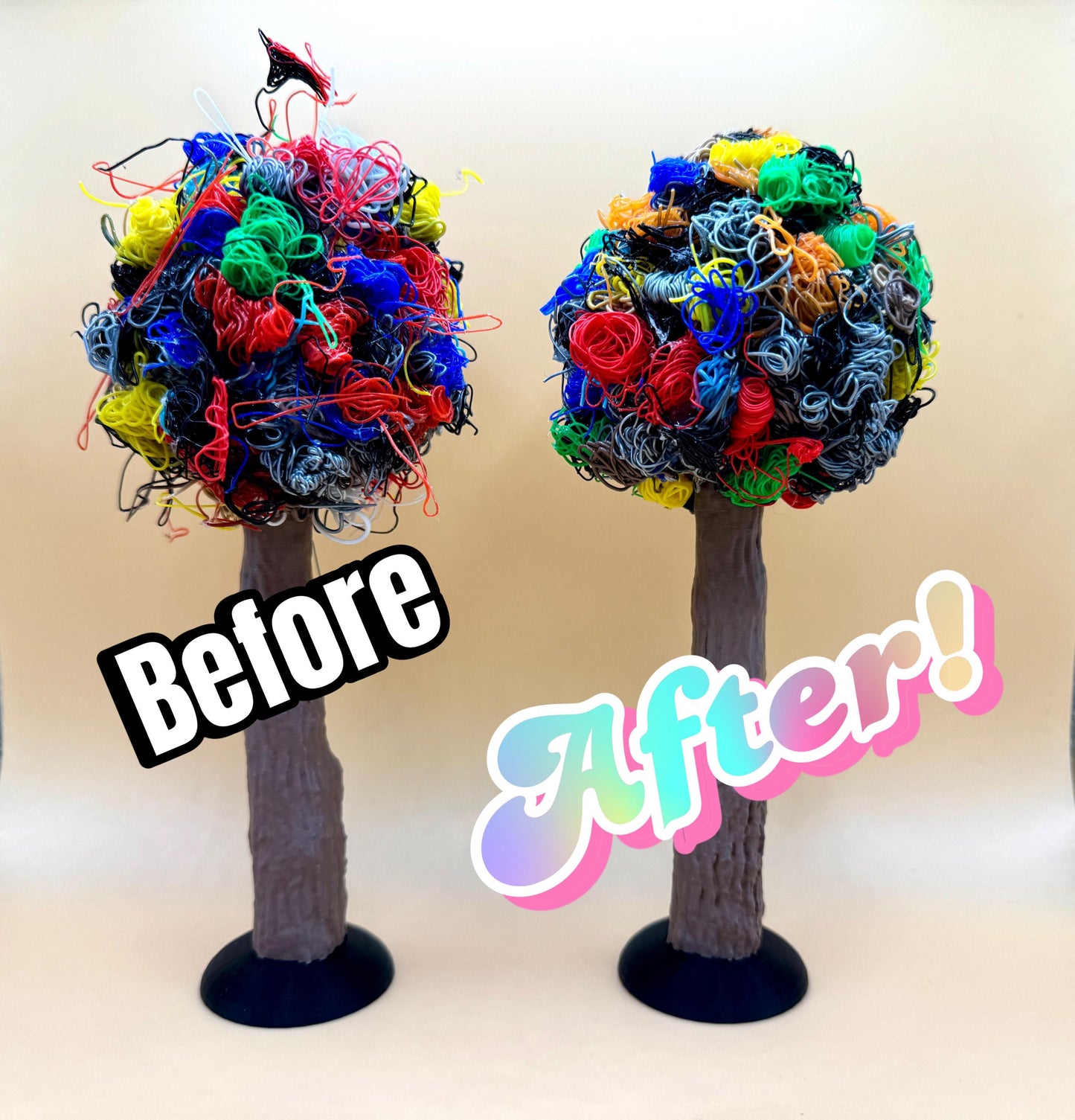 Upcycled 3D Waste “Prune Your Own Tree” Eco-Friendly DIY Craft Kit | Sensory Play Desk Decor | Handmade Waste-to-Art Sculpture