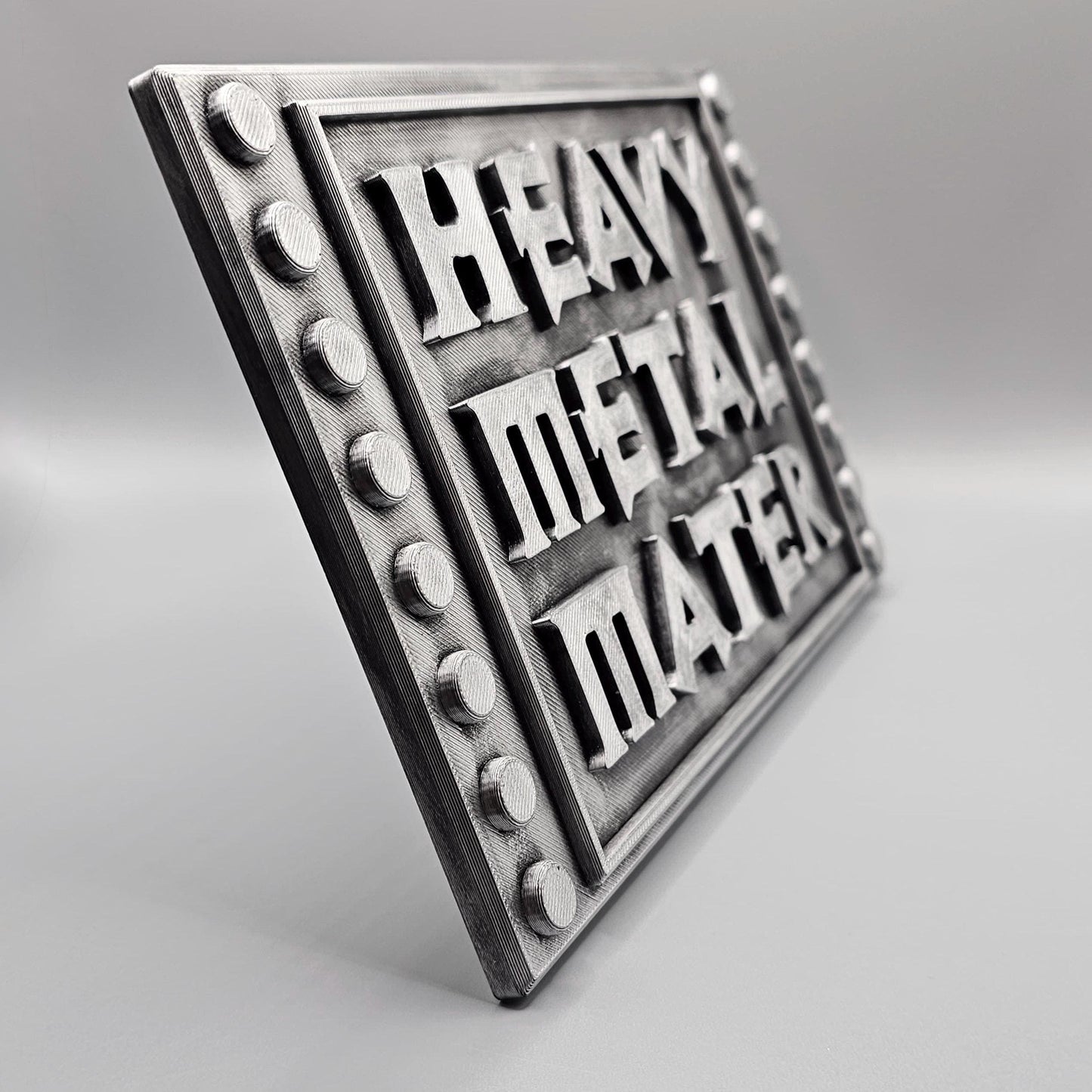 Heavy Metal Mater Sign  | Disney Cars Inspired | Kids Bedroom Decor