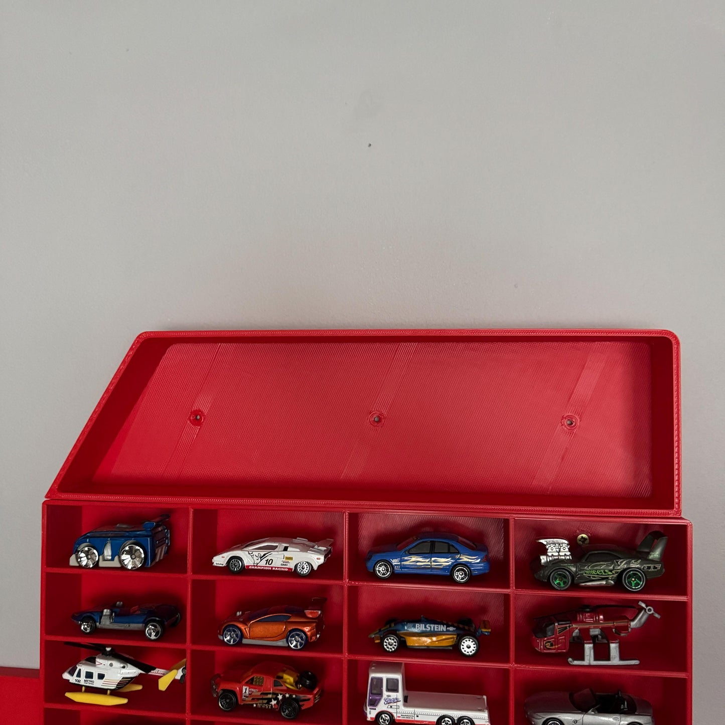 Tall/Large Car Expansion Compartment Bay for Toy Car Storage Shelf | Larger Shelf Attachment for Phil3DPrints Shelf Range
