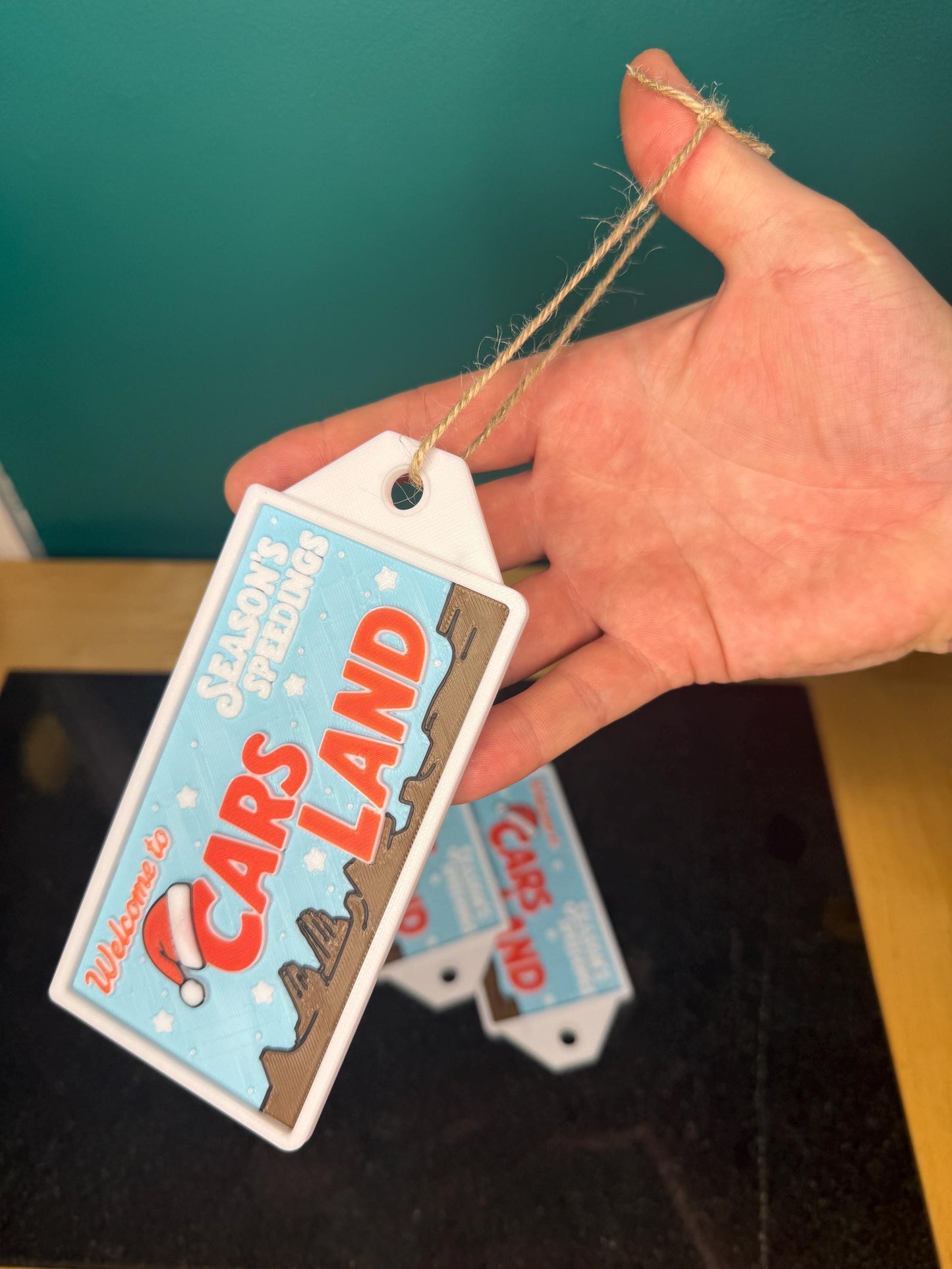 Car Theme Christmas Gift Tags