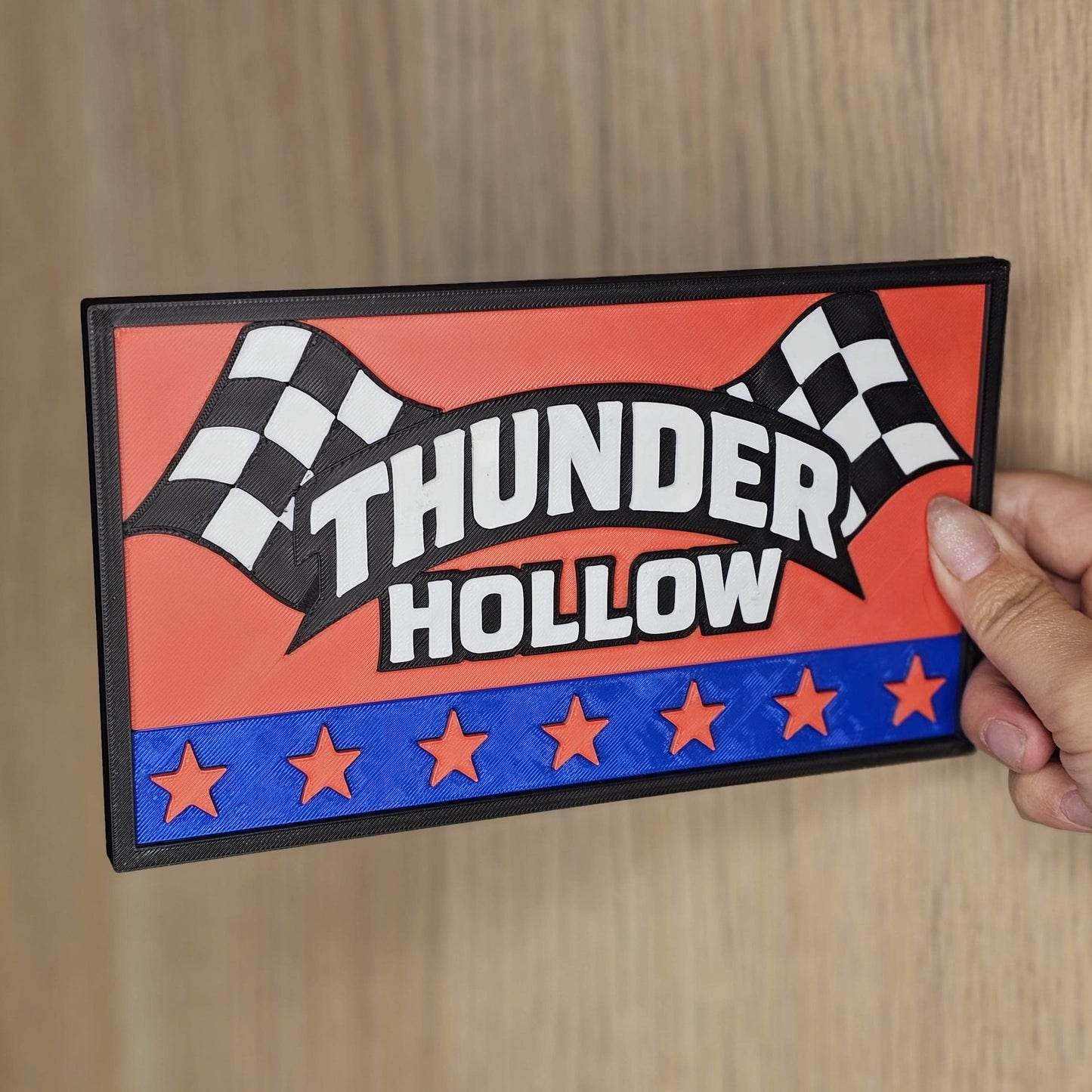Thunder H Sign | Kids Bedroom Decor
