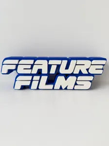 Feature Film Shelf Sign 29cm/11.5inch | Movie Collection Display | Film Room Decor (Copy) (Copy)