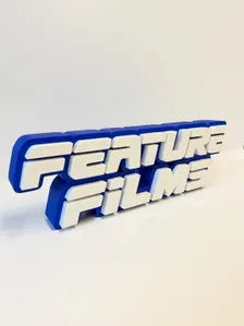 Feature Film Shelf Sign 29cm/11.5inch | Movie Collection Display | Film Room Decor (Copy) (Copy)