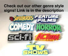 Feature Film Shelf Sign 29cm/11.5inch | Movie Collection Display | Film Room Decor (Copy) (Copy)