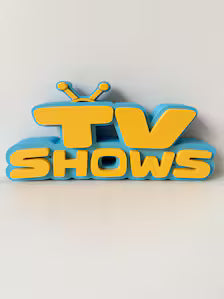 TV Shows Sign 27.5cm/10.9inch | Movie Collection Display | Film Room Decor (Copy)