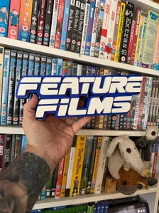 Feature Film Shelf Sign 29cm/11.5inch | Movie Collection Display | Film Room Decor (Copy) (Copy)