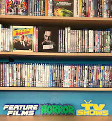 Horror Shelf Sign 29cm/11.5inch | Movie Collection Display | Film Room Decor (Copy)