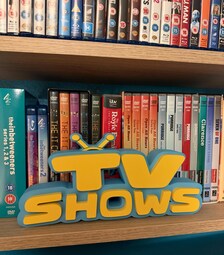 TV Shows Sign 27.5cm/10.9inch | Movie Collection Display | Film Room Decor (Copy)