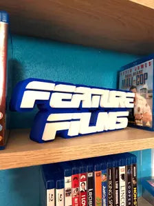 Feature Film Shelf Sign 29cm/11.5inch | Movie Collection Display | Film Room Decor (Copy) (Copy)