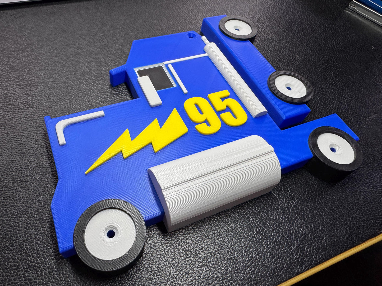 Toy Car Display - Holds 36-144 Cars | Truck Shaped Wall Mounted Car Storage/Holder Shelf | Choice of Colours