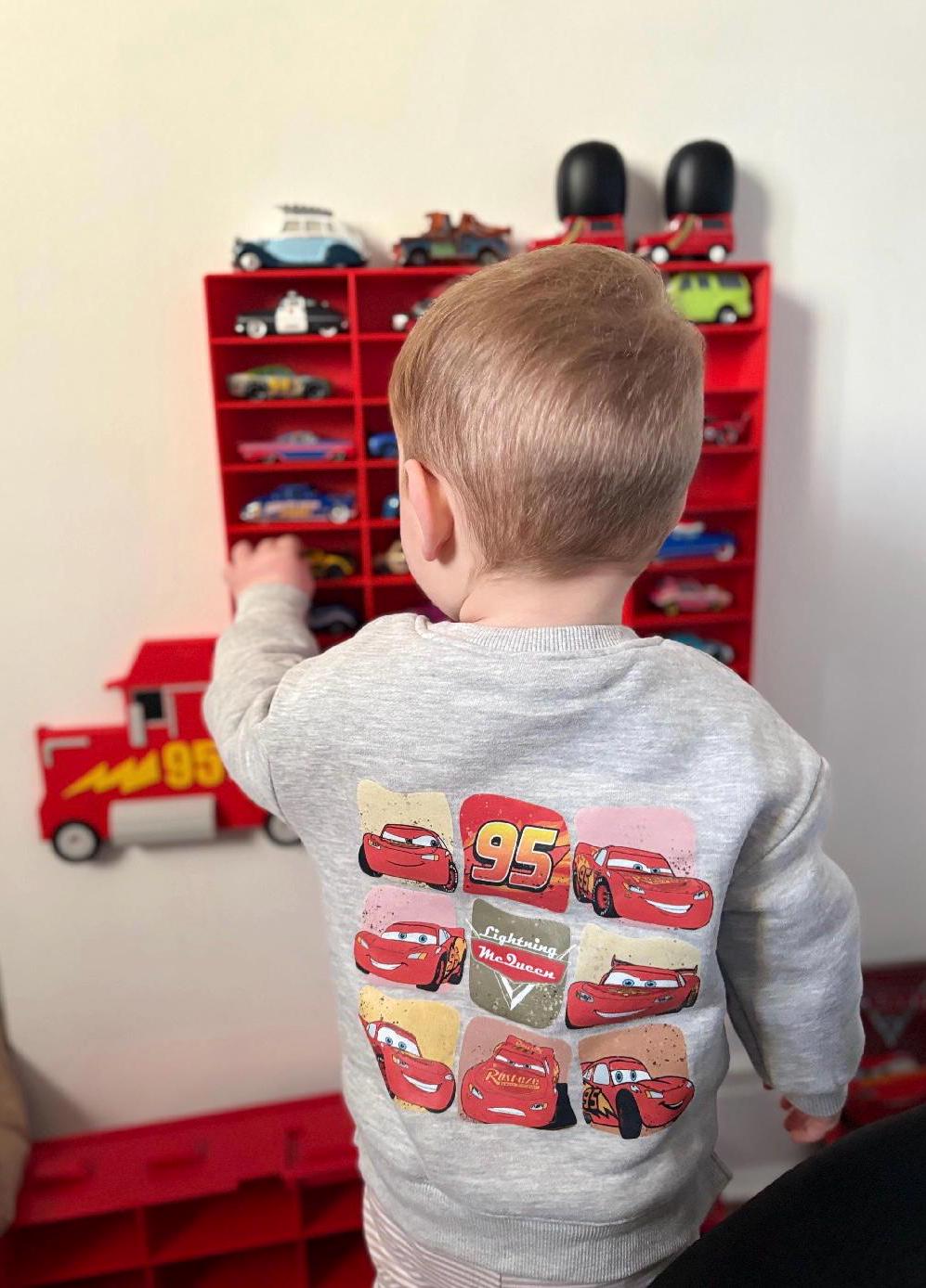 Toy Car Display - Holds 36-144 Cars | Truck Shaped Wall Mounted Car Storage/Holder Shelf | Choice of Colours
