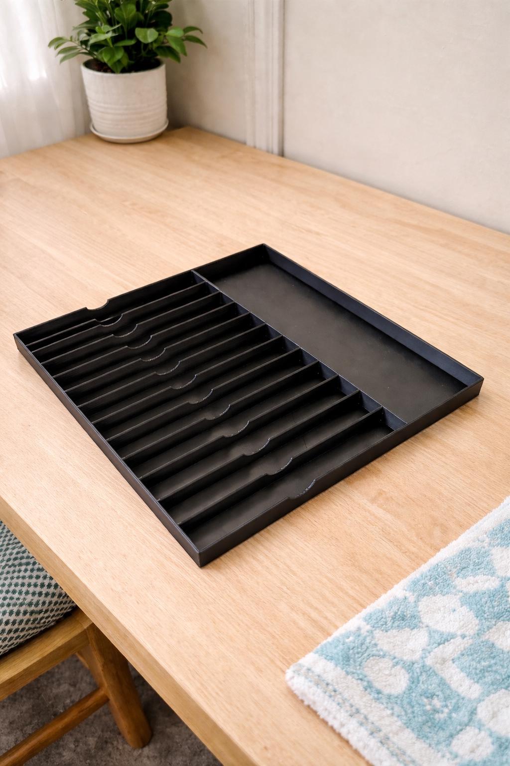 Syringe Organiser Tray, Feeding & Medication Syringe Holder, 60ml Syringe Storage, Enteral Syringe Tray, Home Care Organiser