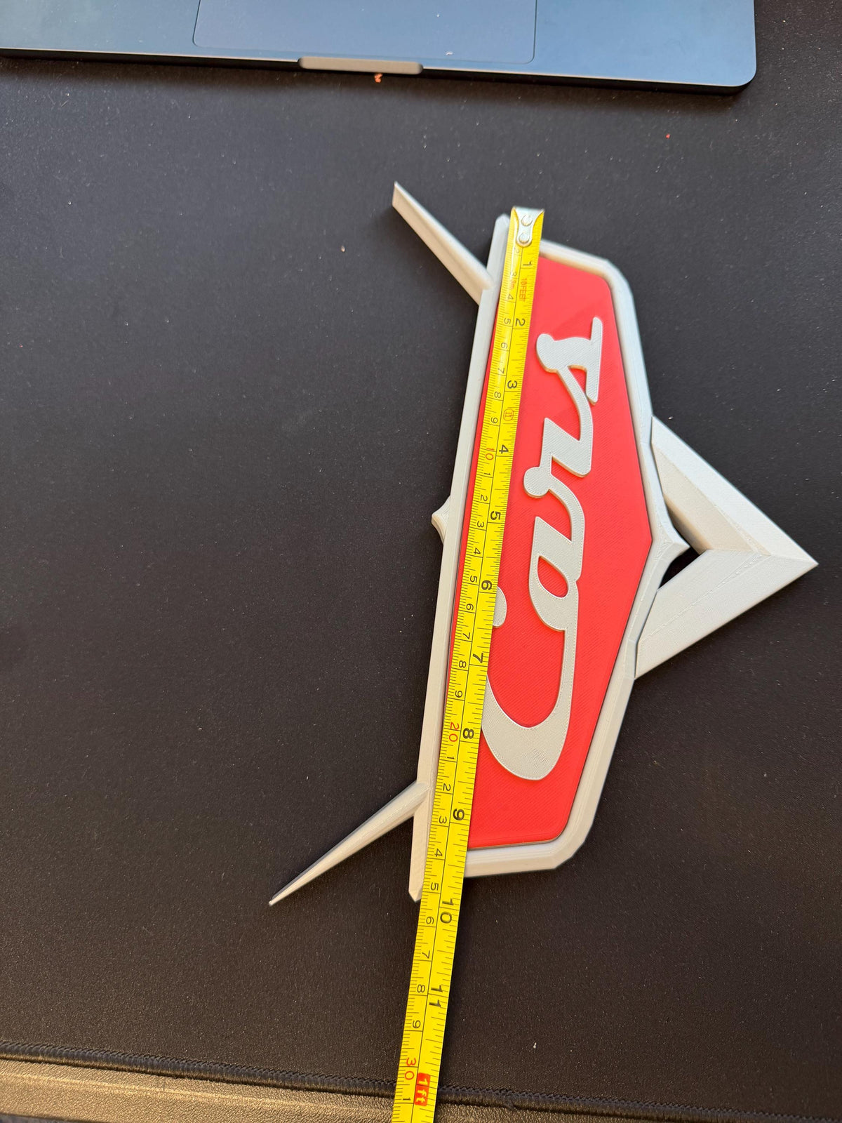 Car Logo 3D Effect Wall Sign 26cm/10 inch Wide