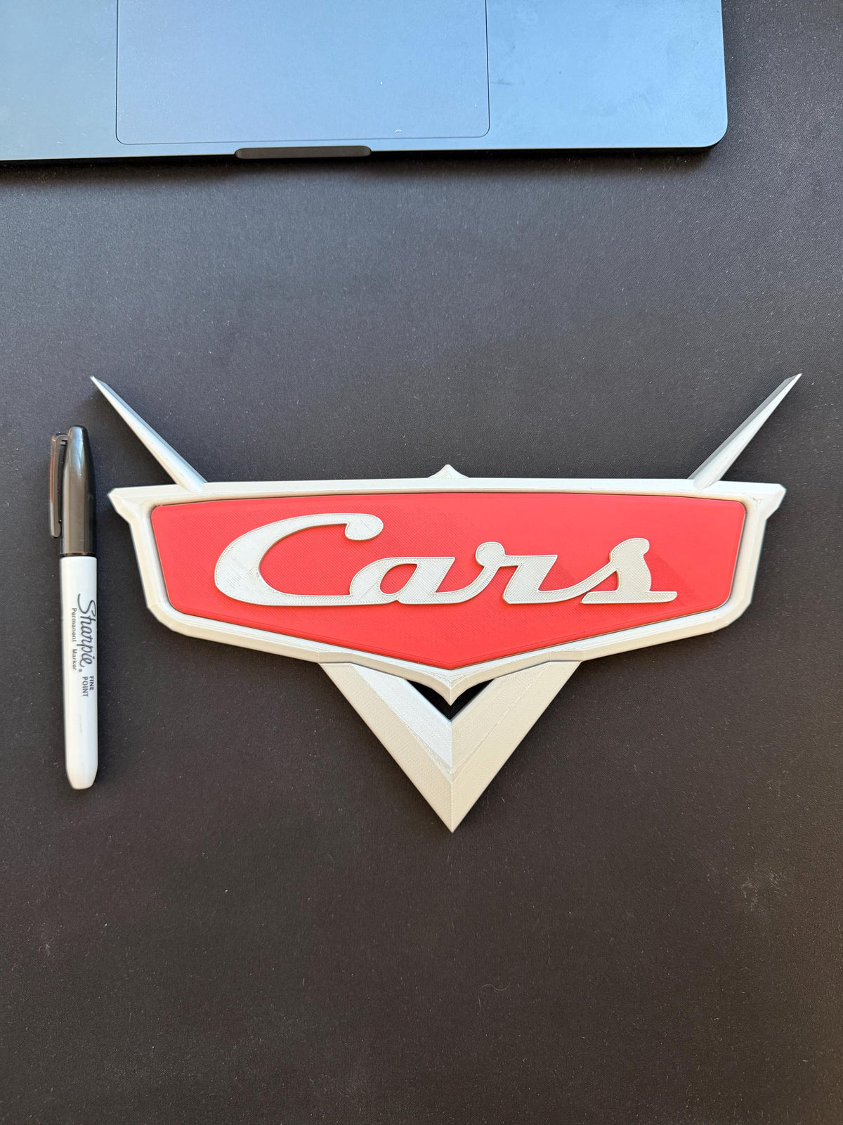 Car Logo 3D Effect Wall Sign 26cm/10 inch Wide
