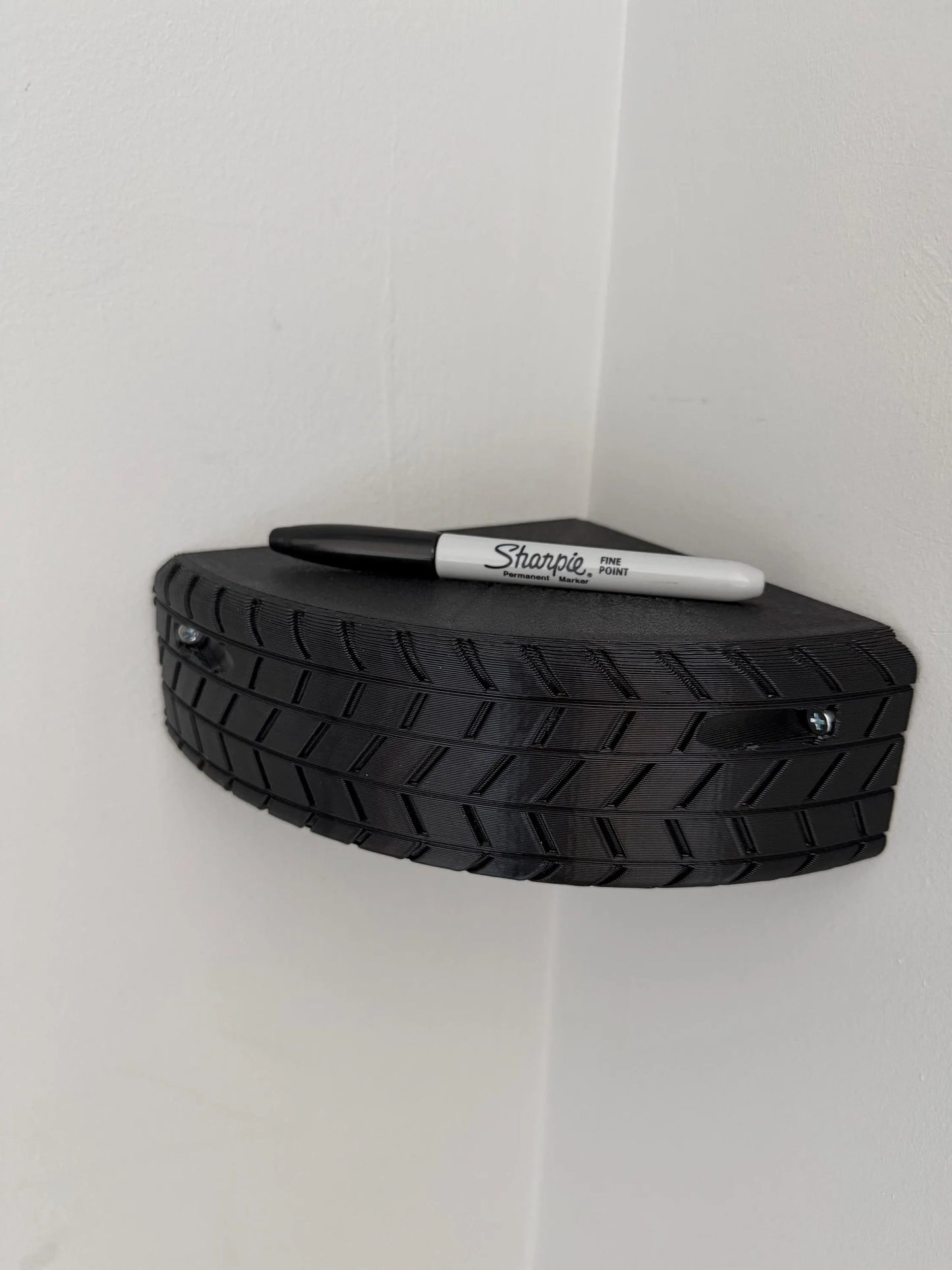 Corner Tyre Shelves | 3D Printed Cars Themed Decor | Shelf Display